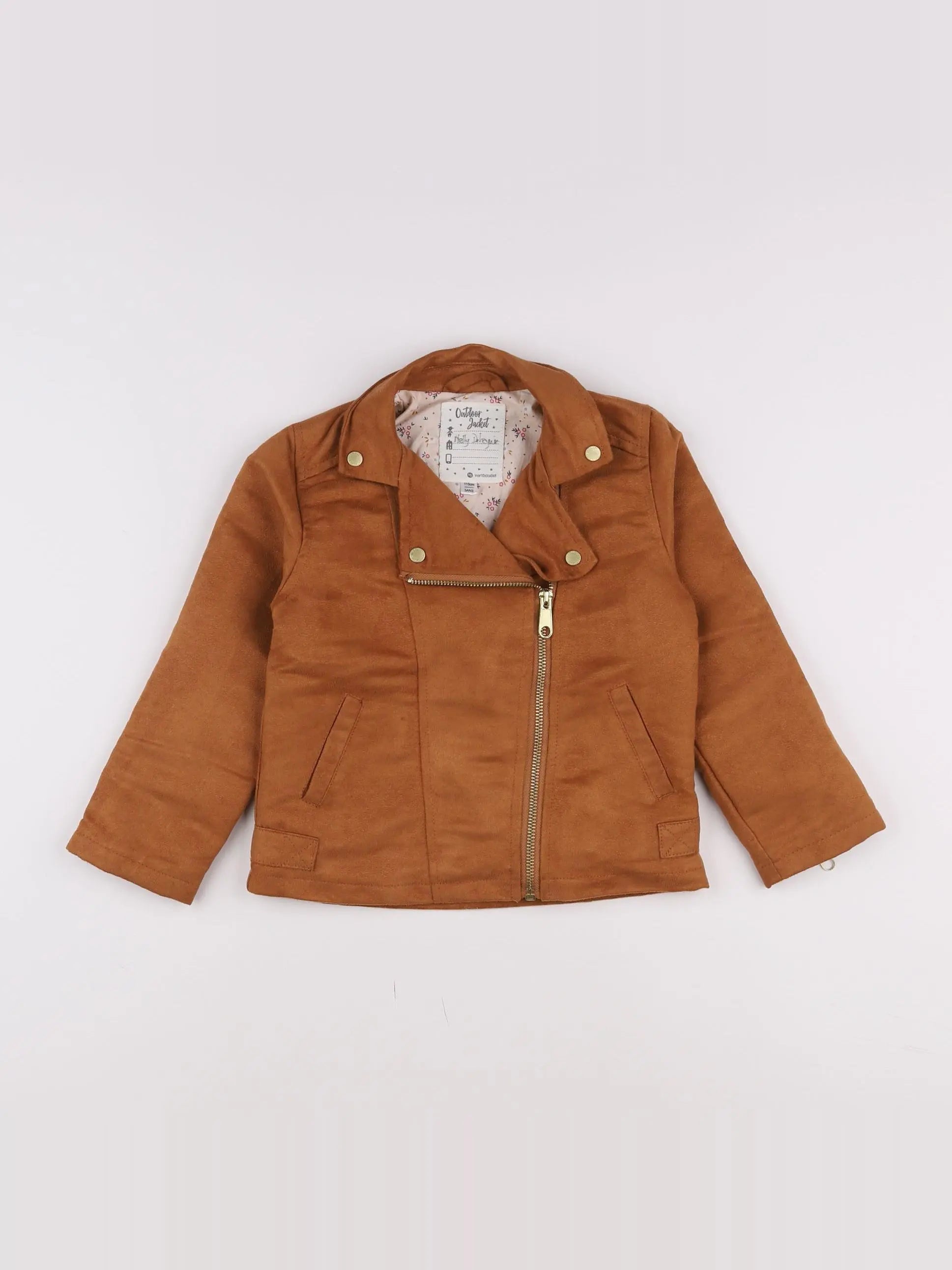 Vertbaudet - veste marron - 5 ans