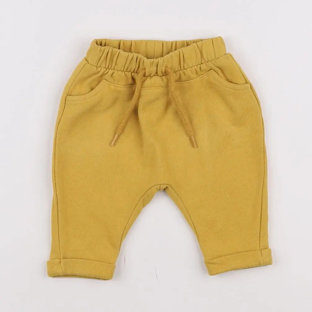 Vertbaudet - jogging jaune - 3 mois