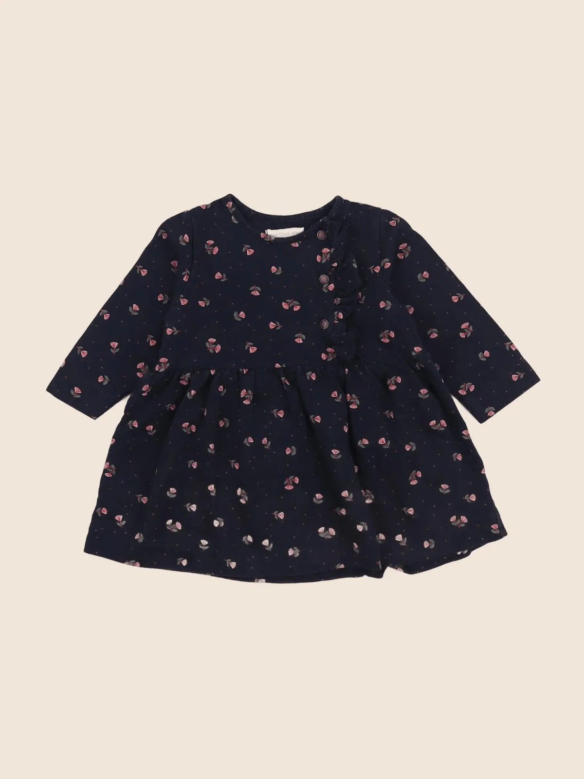 Vertbaudet - robe bleu - 12 mois