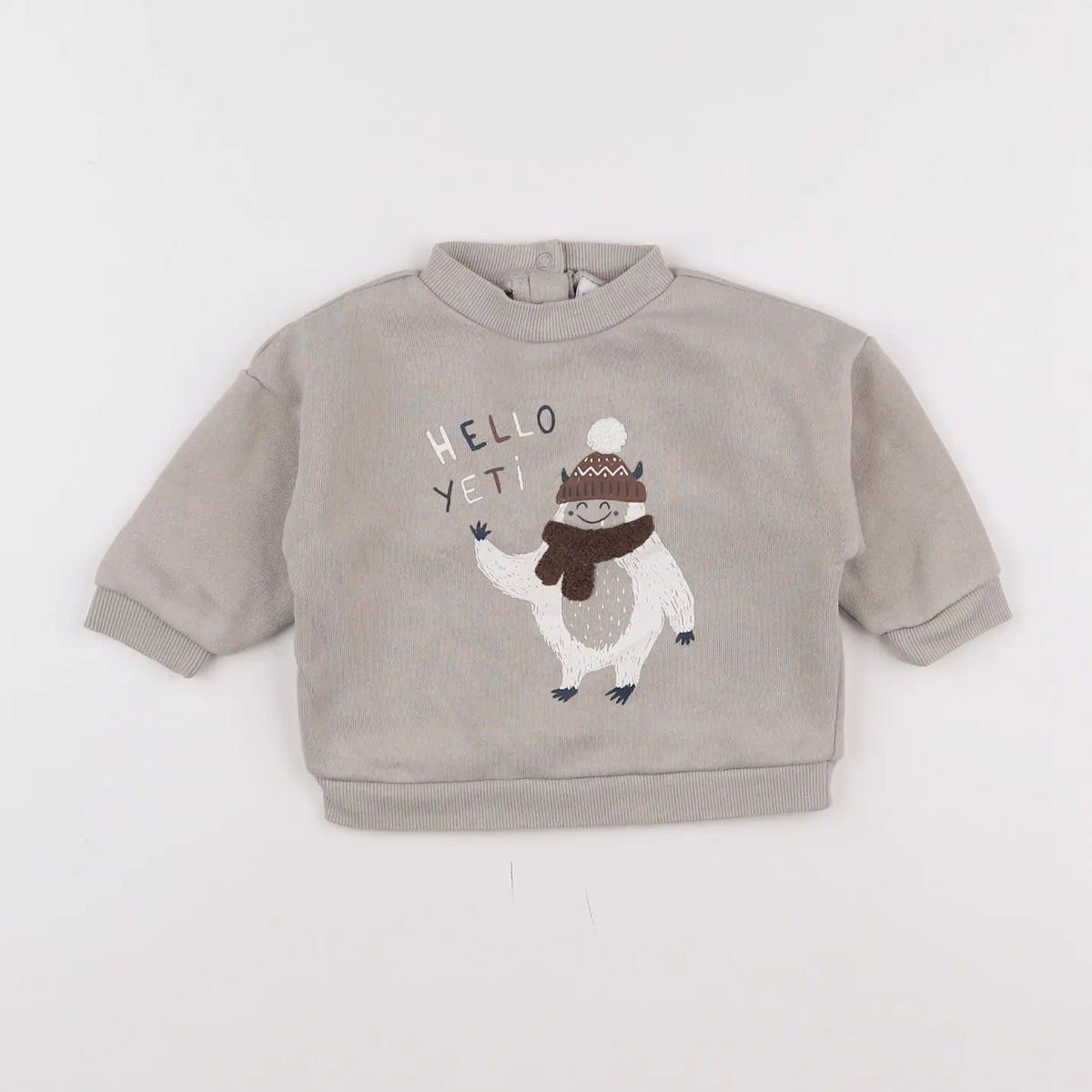 Vertbaudet - sweat gris - 6 mois