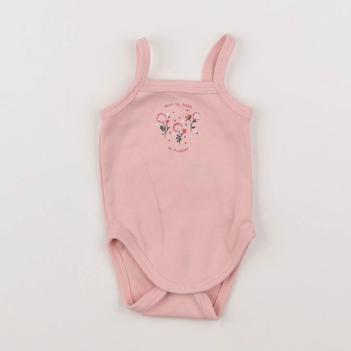 Vertbaudet - body rose - 1 mois