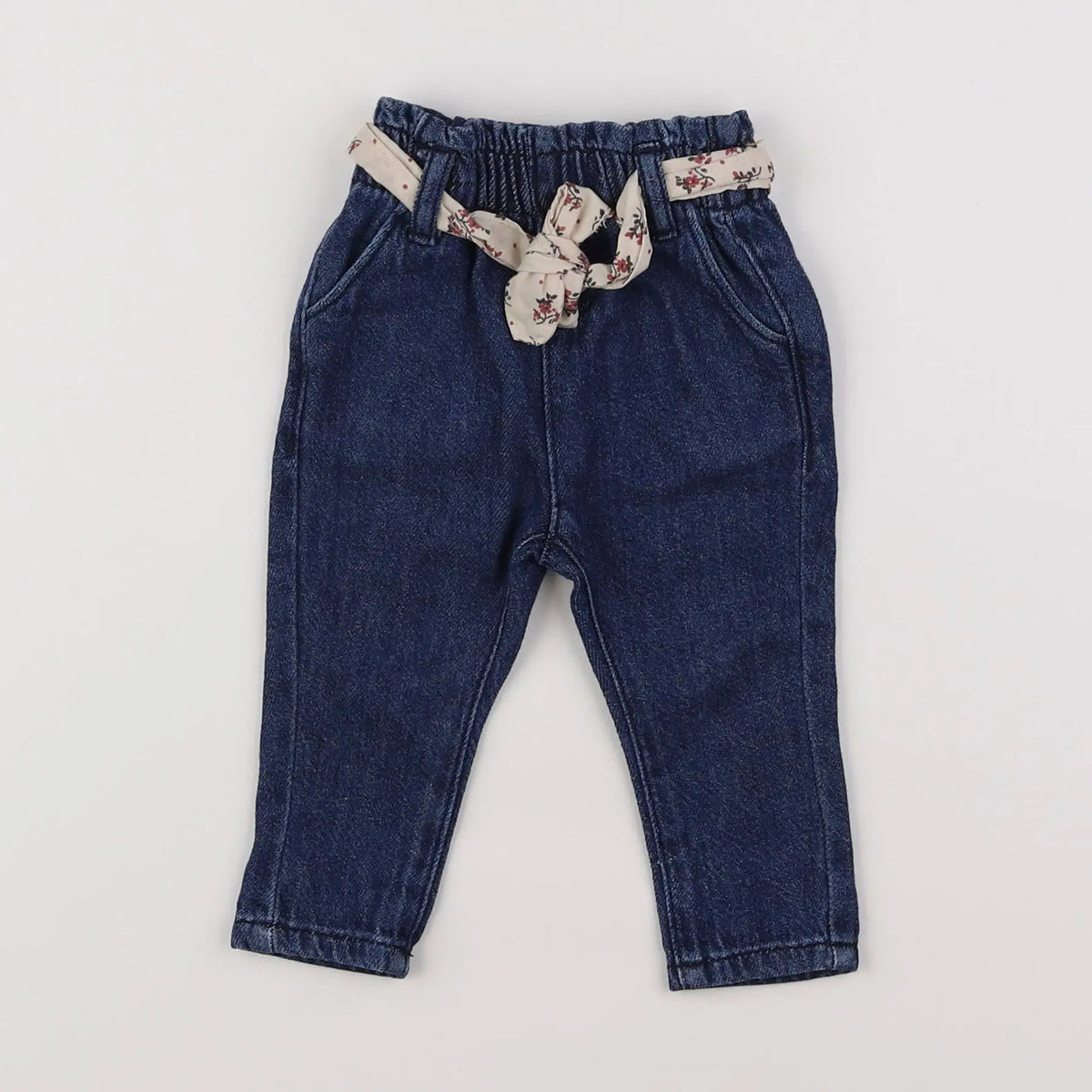 Vertbaudet - jean bleu - 3 mois