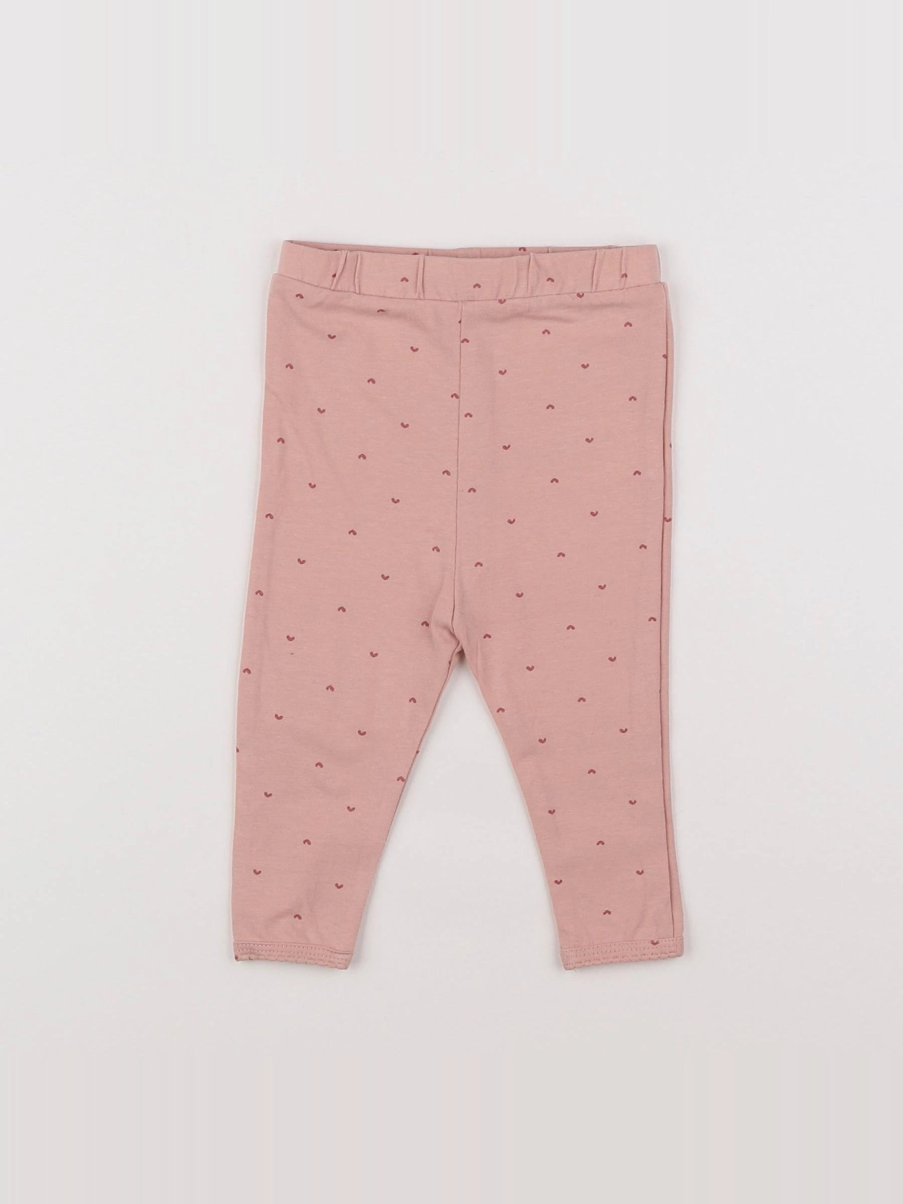 Vertbaudet - legging rose - 6 mois