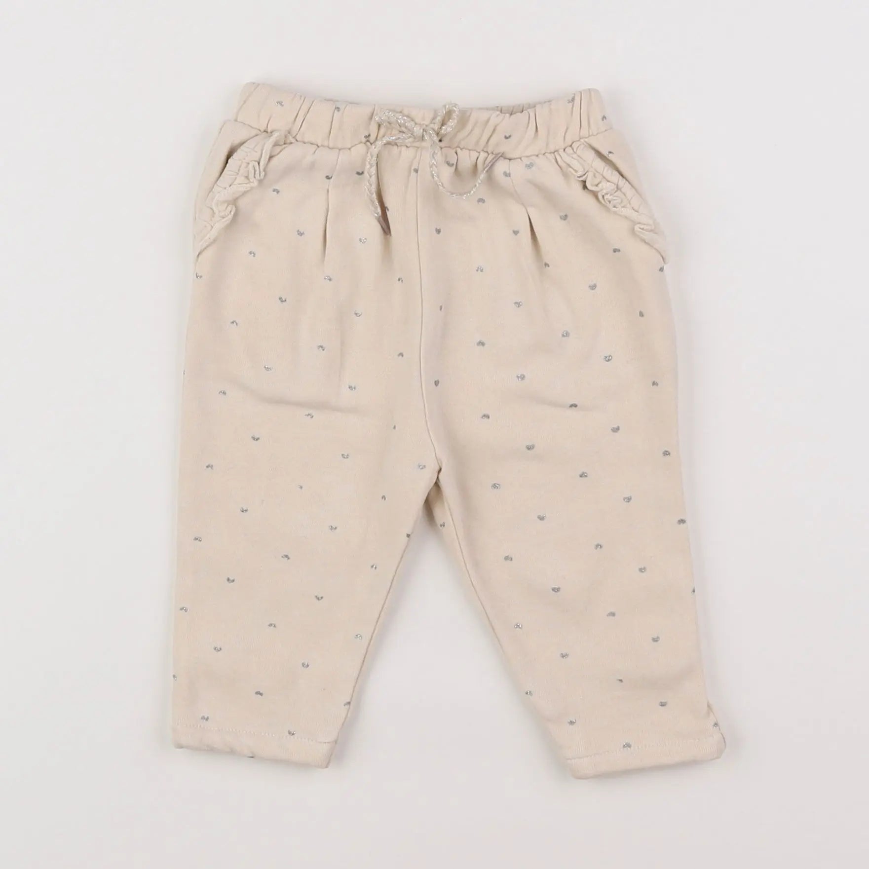Vertbaudet - jogging beige - 3 mois