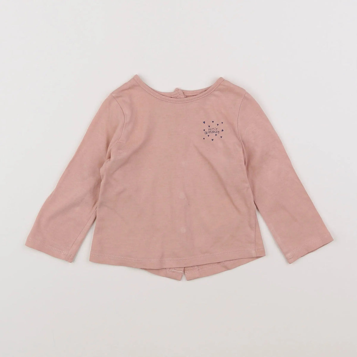 Vertbaudet - tee-shirt rose - 6 mois