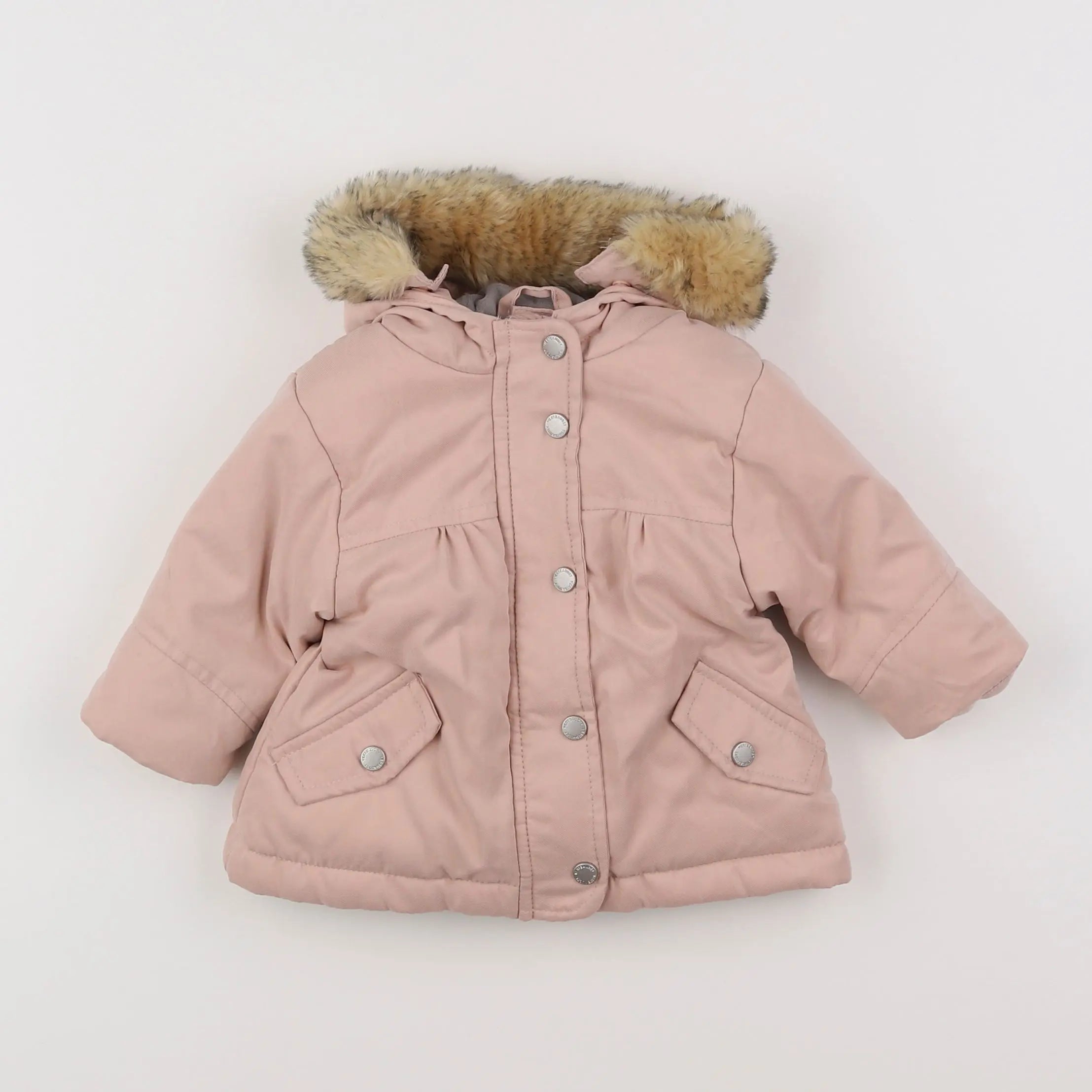 Vertbaudet - parka rose - 3 mois