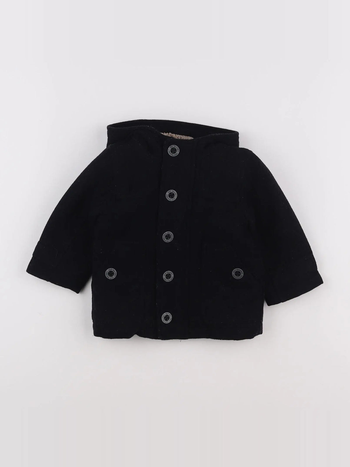 Vertbaudet - manteau bleu - 12 mois