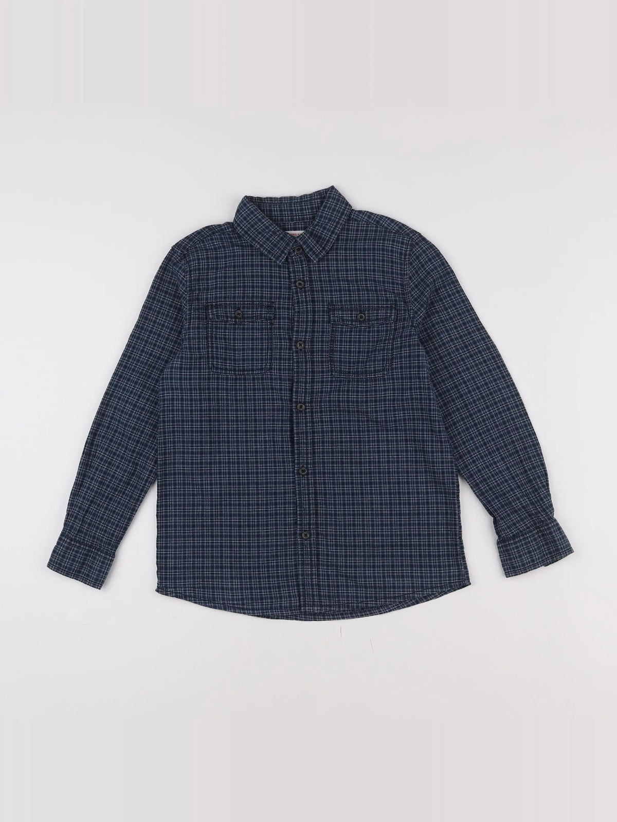 Monoprix - chemise bleu - 8 ans