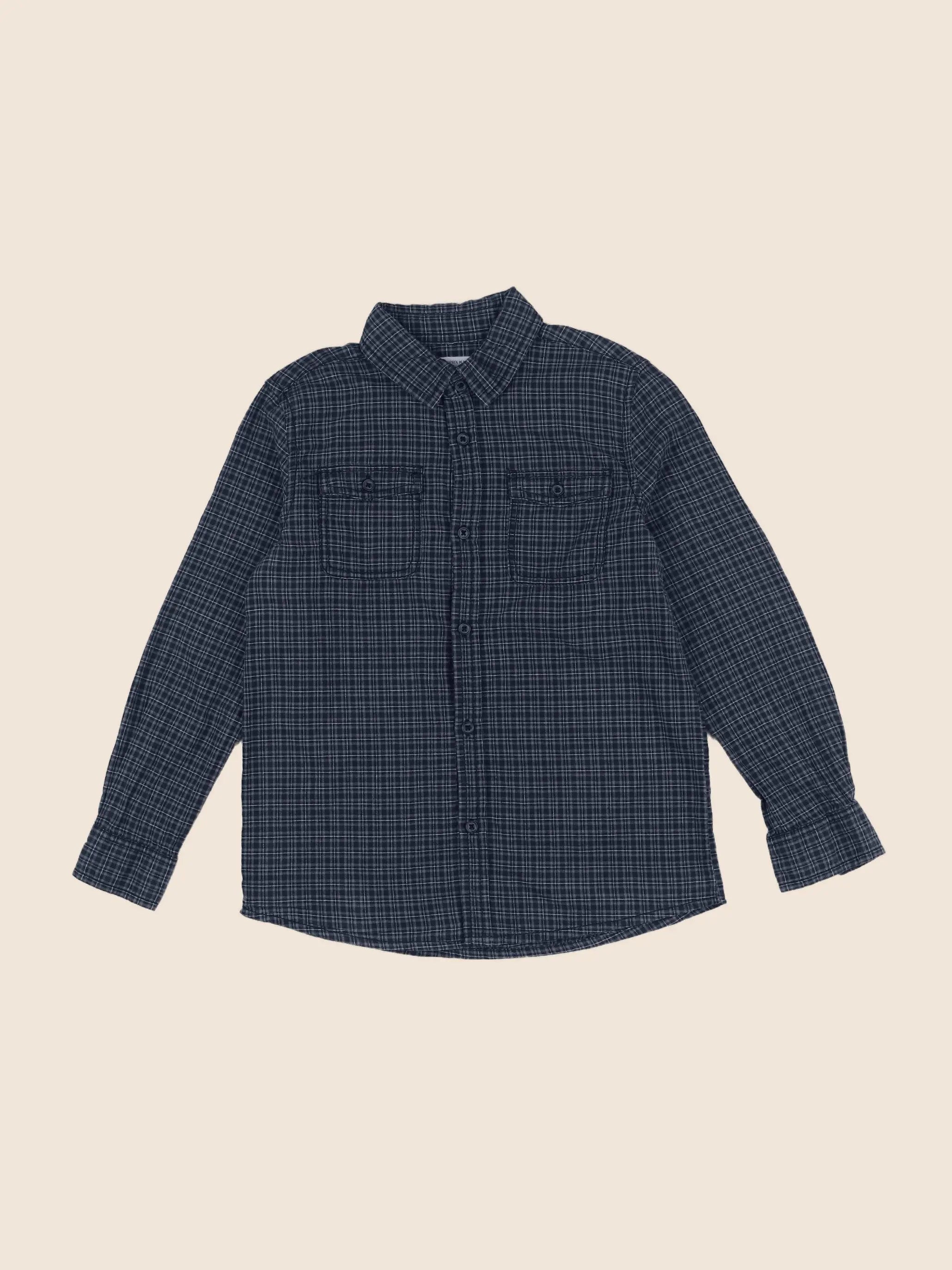 Monoprix - chemise bleu - 8 ans
