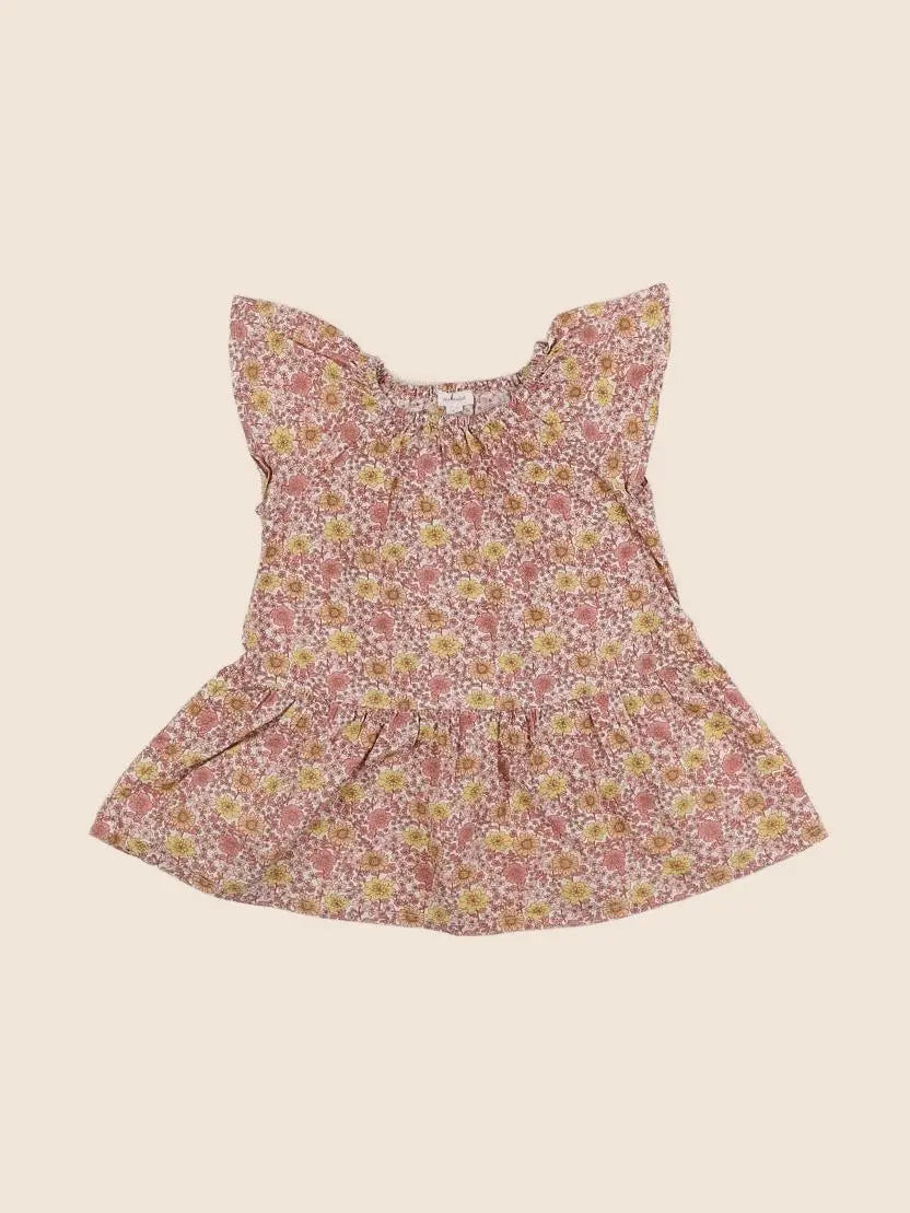 Vertbaudet - robe rose, orange - 18 mois