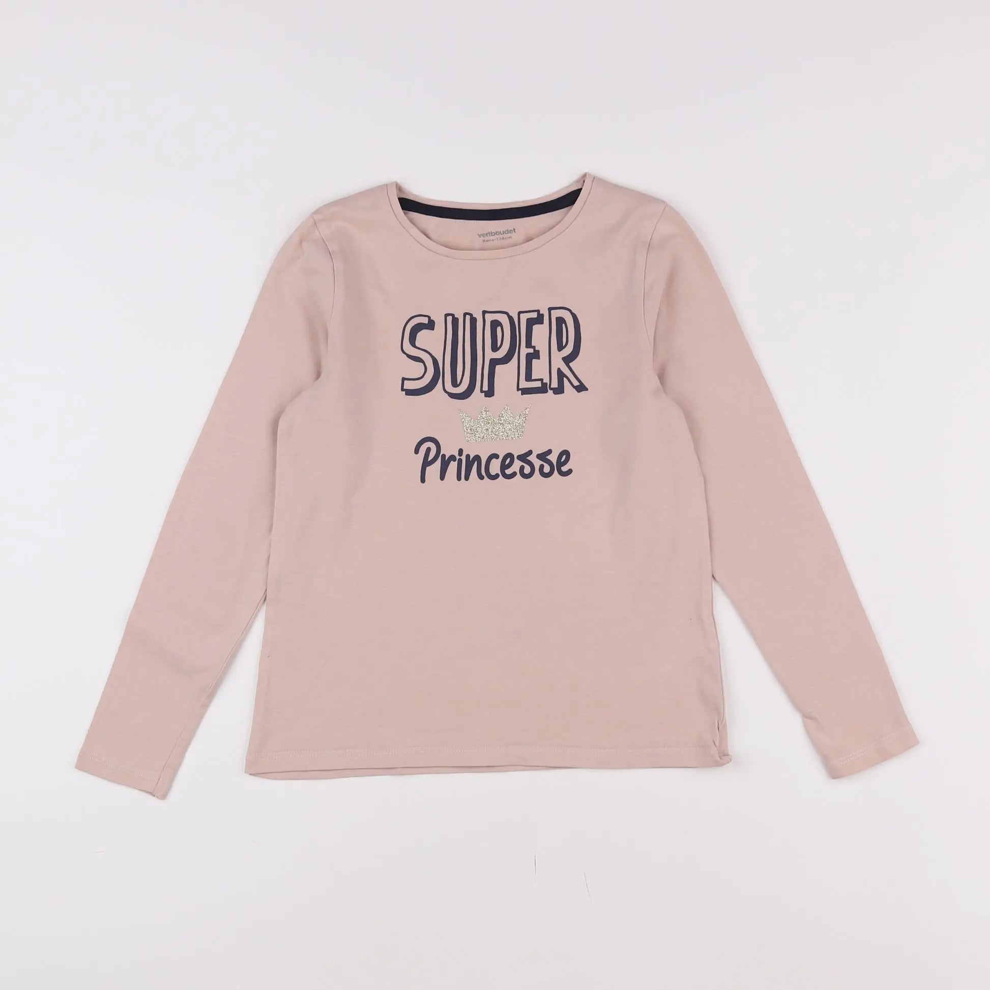 Vertbaudet - tee-shirt rose - 8 ans