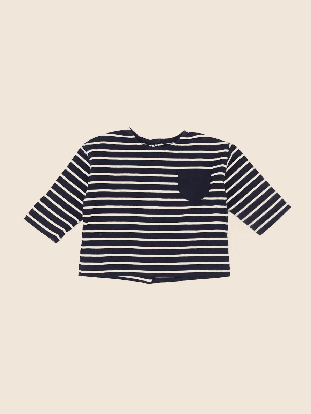 Vertbaudet - tee-shirt bleu - 3 mois