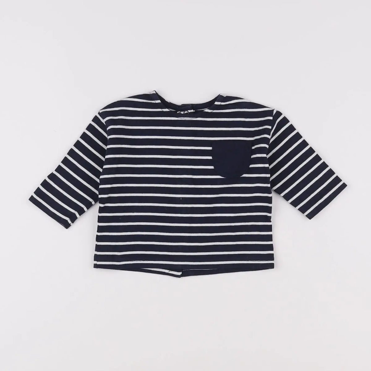 Vertbaudet - tee-shirt bleu - 3 mois