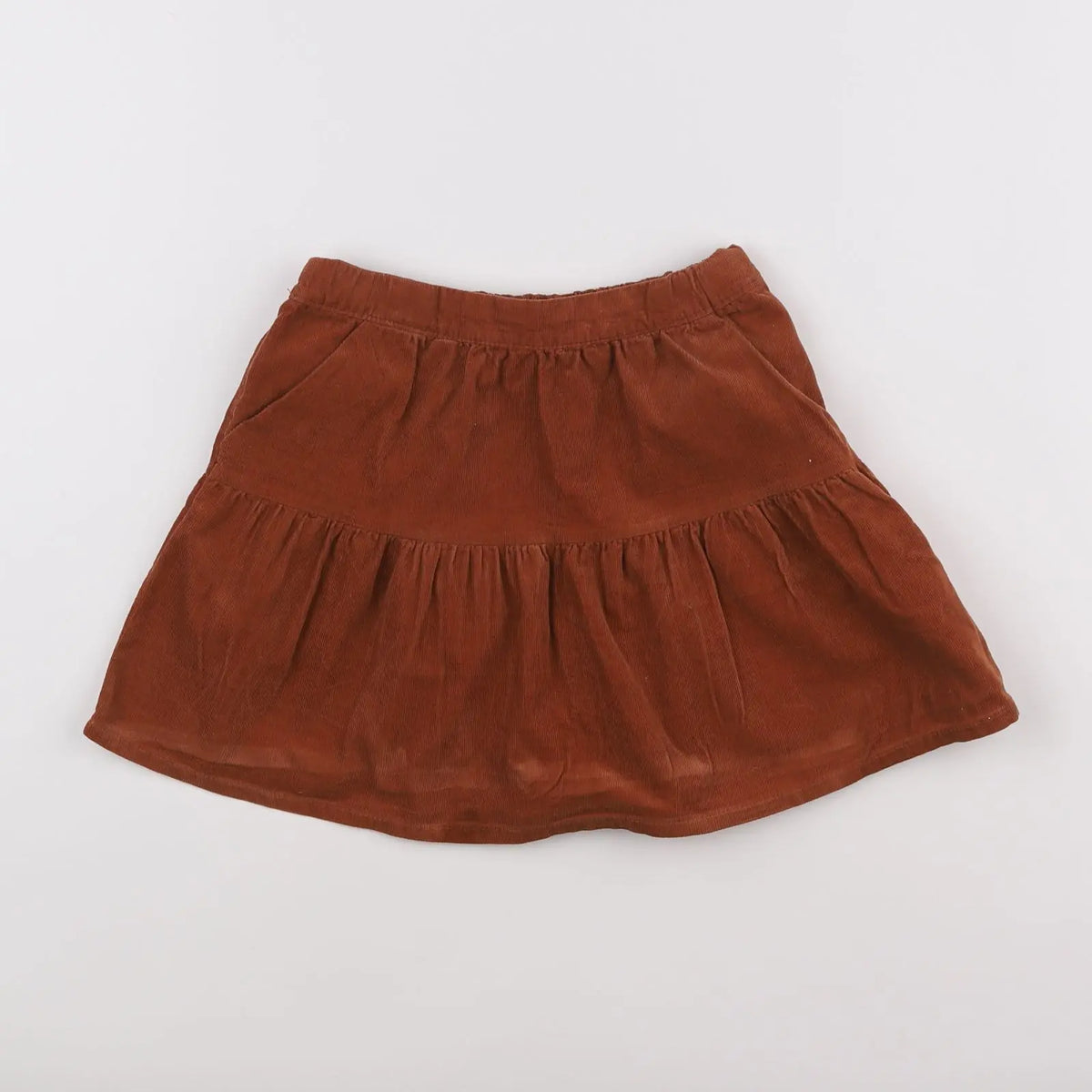 Vertbaudet - jupe marron - 8 ans