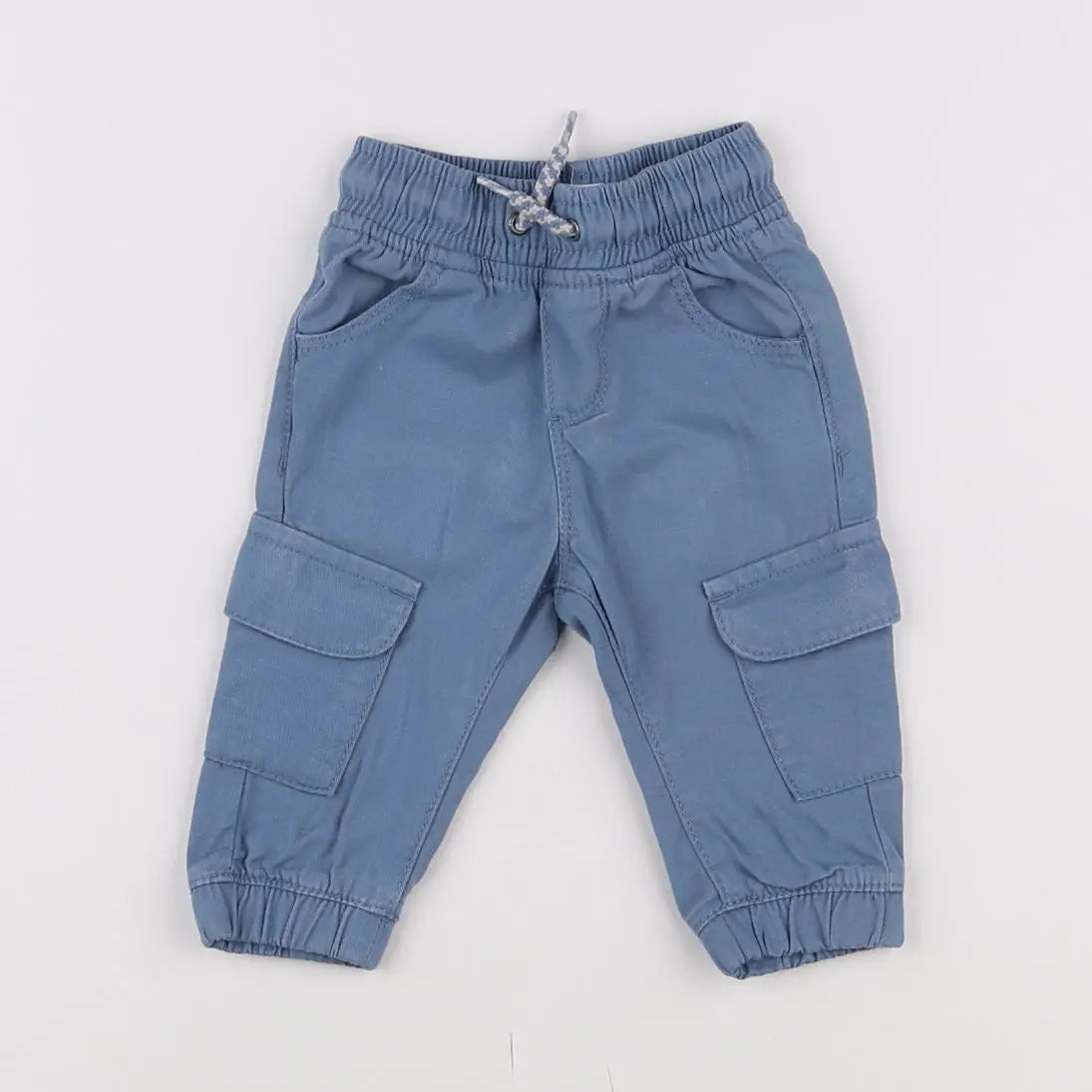 Vertbaudet - pantalon bleu - 3 mois
