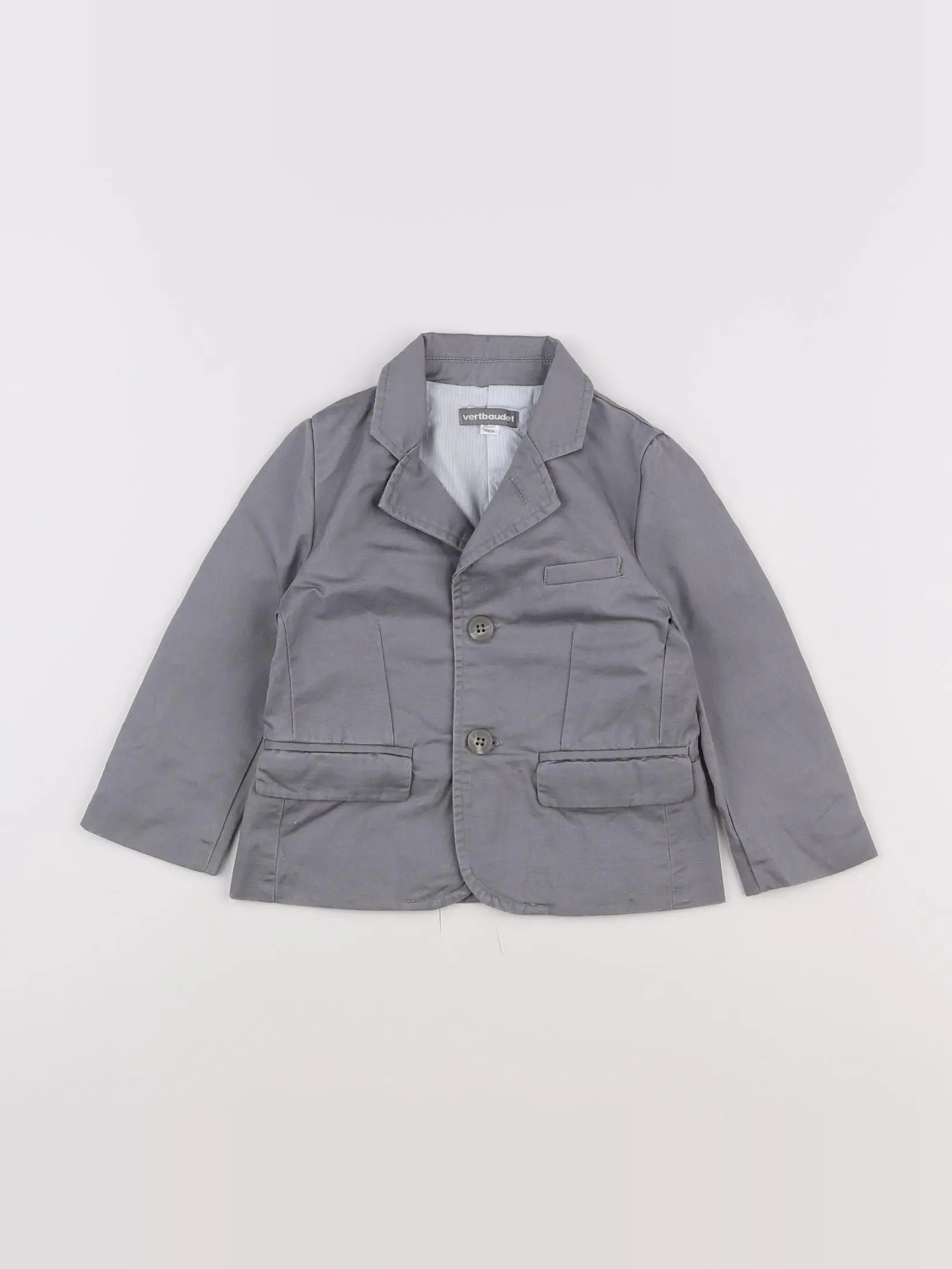 Vertbaudet - veste gris - 2 ans