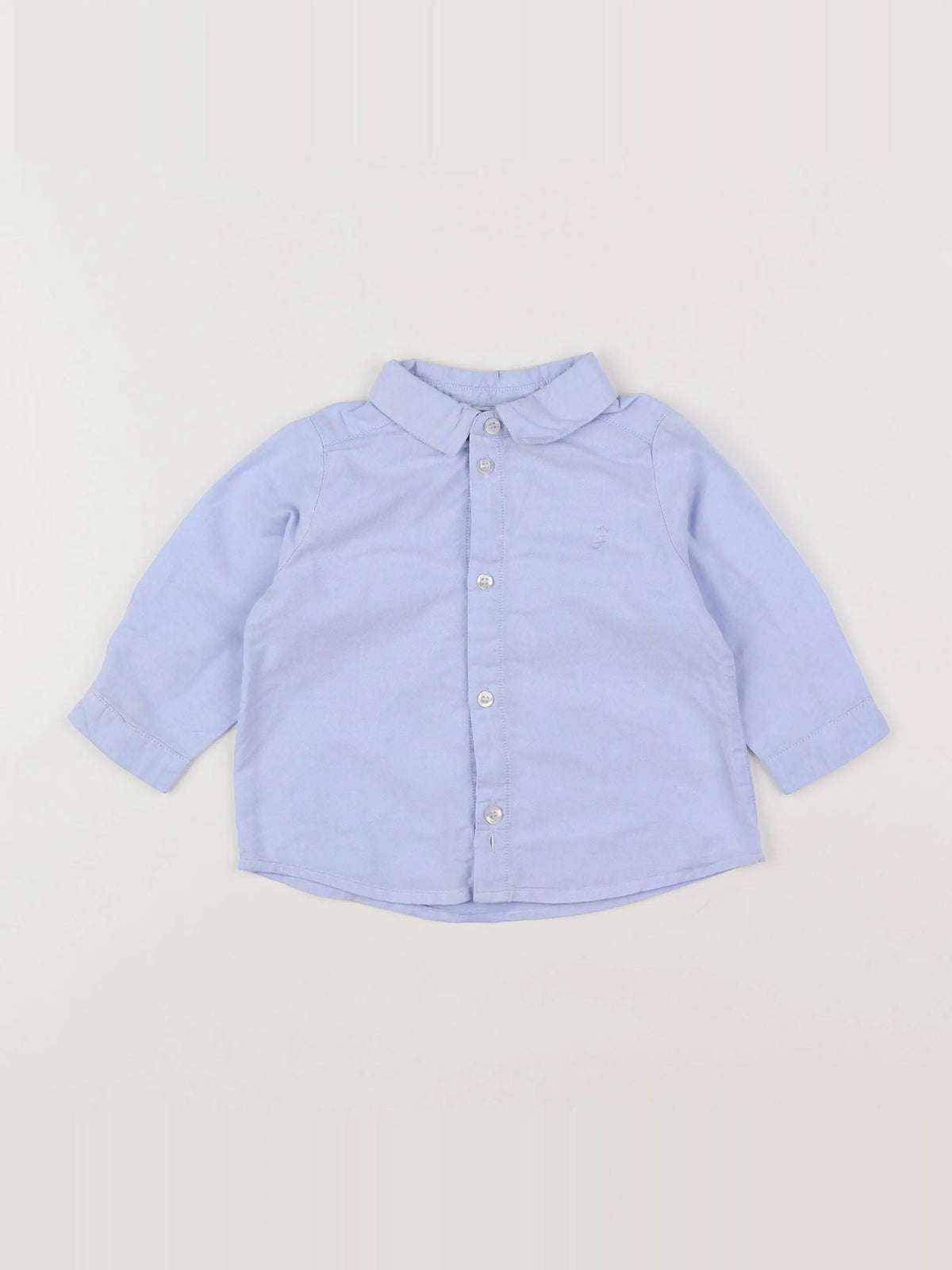 Jacadi - chemise bleu - 6 mois