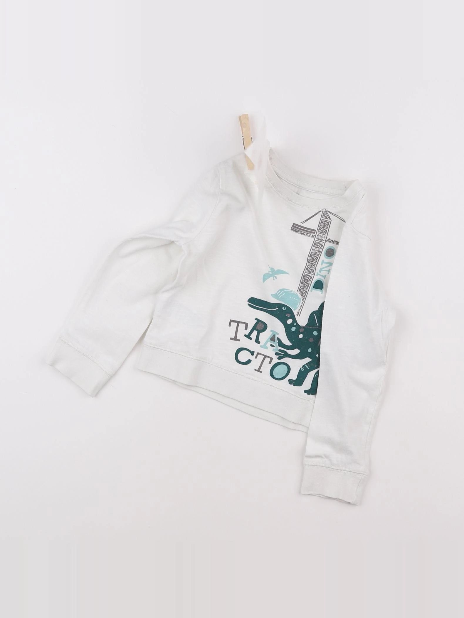 Vertbaudet - tee-shirt blanc - 4 ans