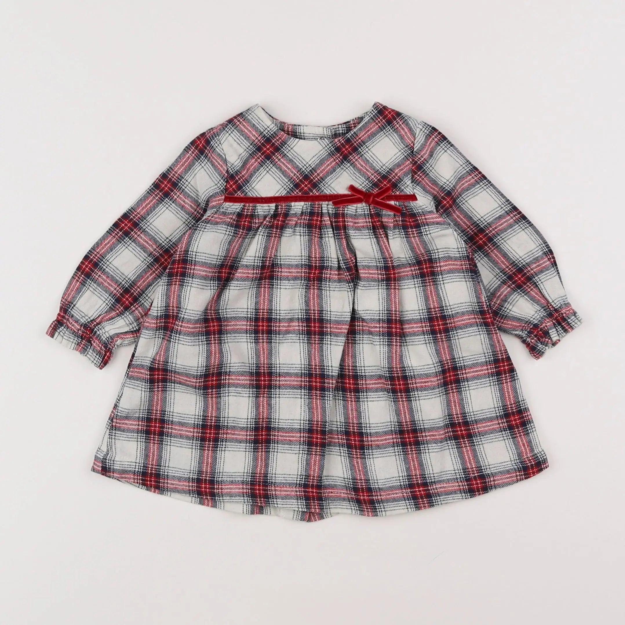 Vertbaudet - robe multicolore - 6 mois