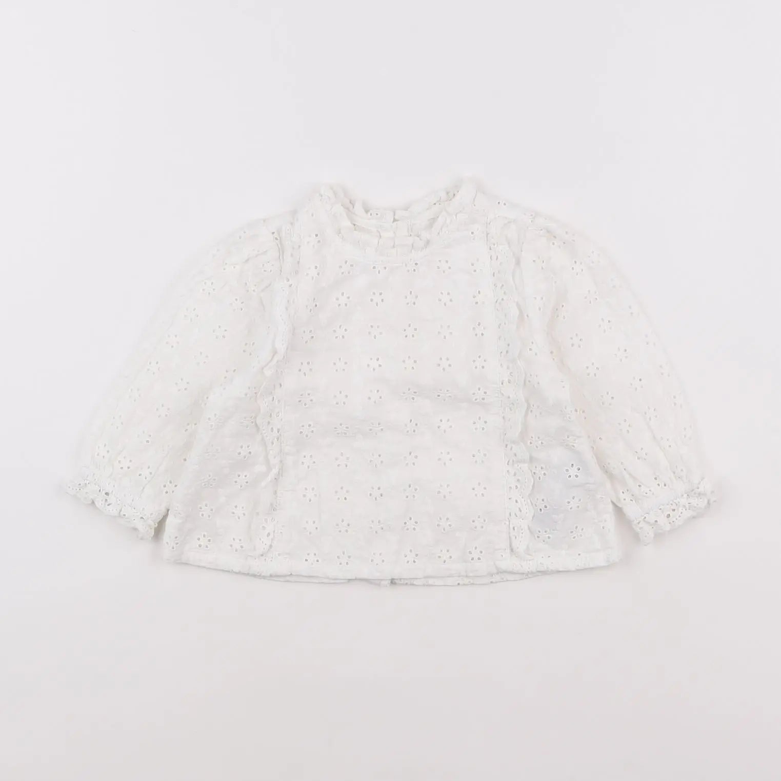 Vertbaudet - blouse blanc - 12 mois