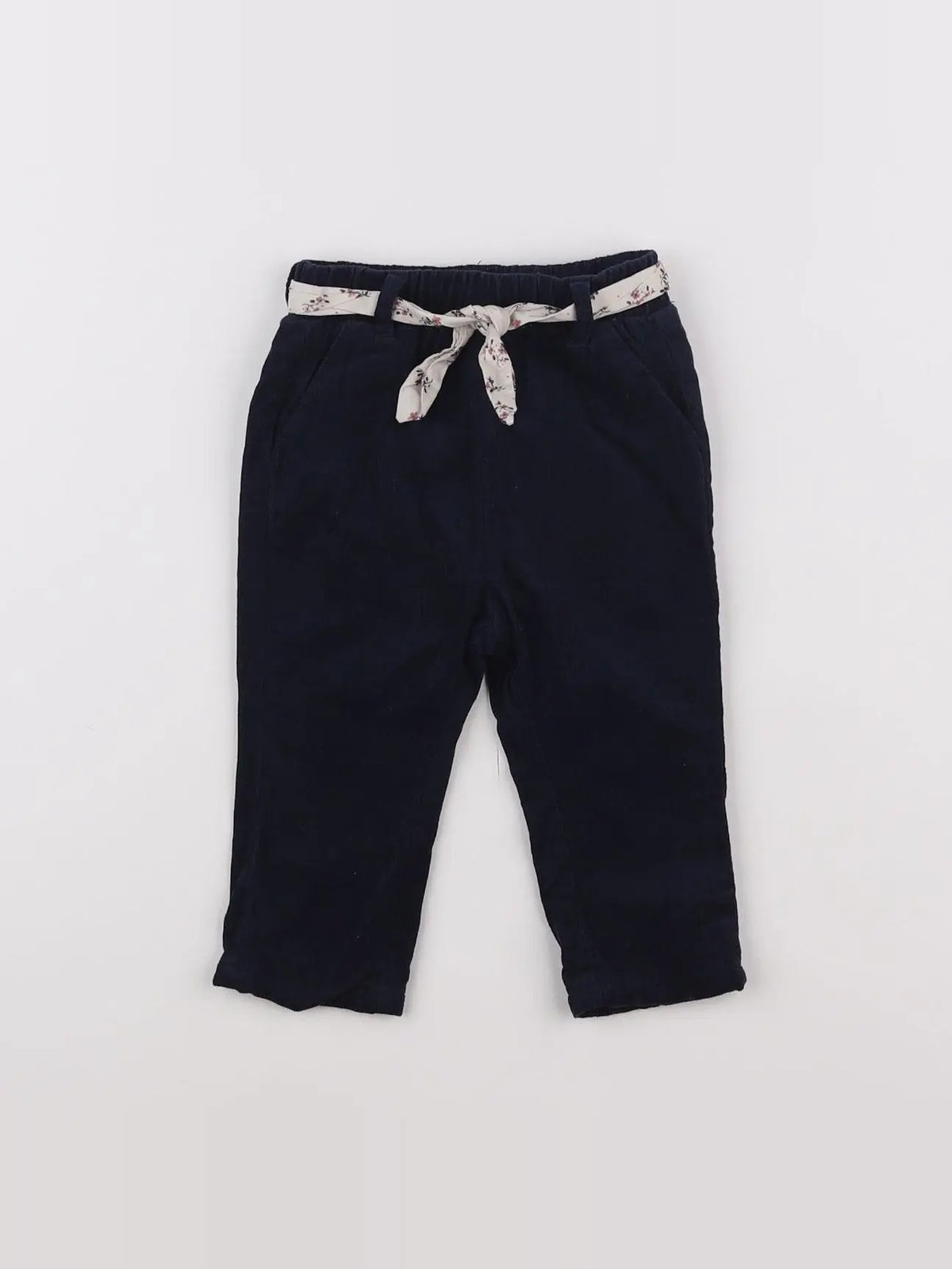 Vertbaudet - pantalon bleu - 6 mois