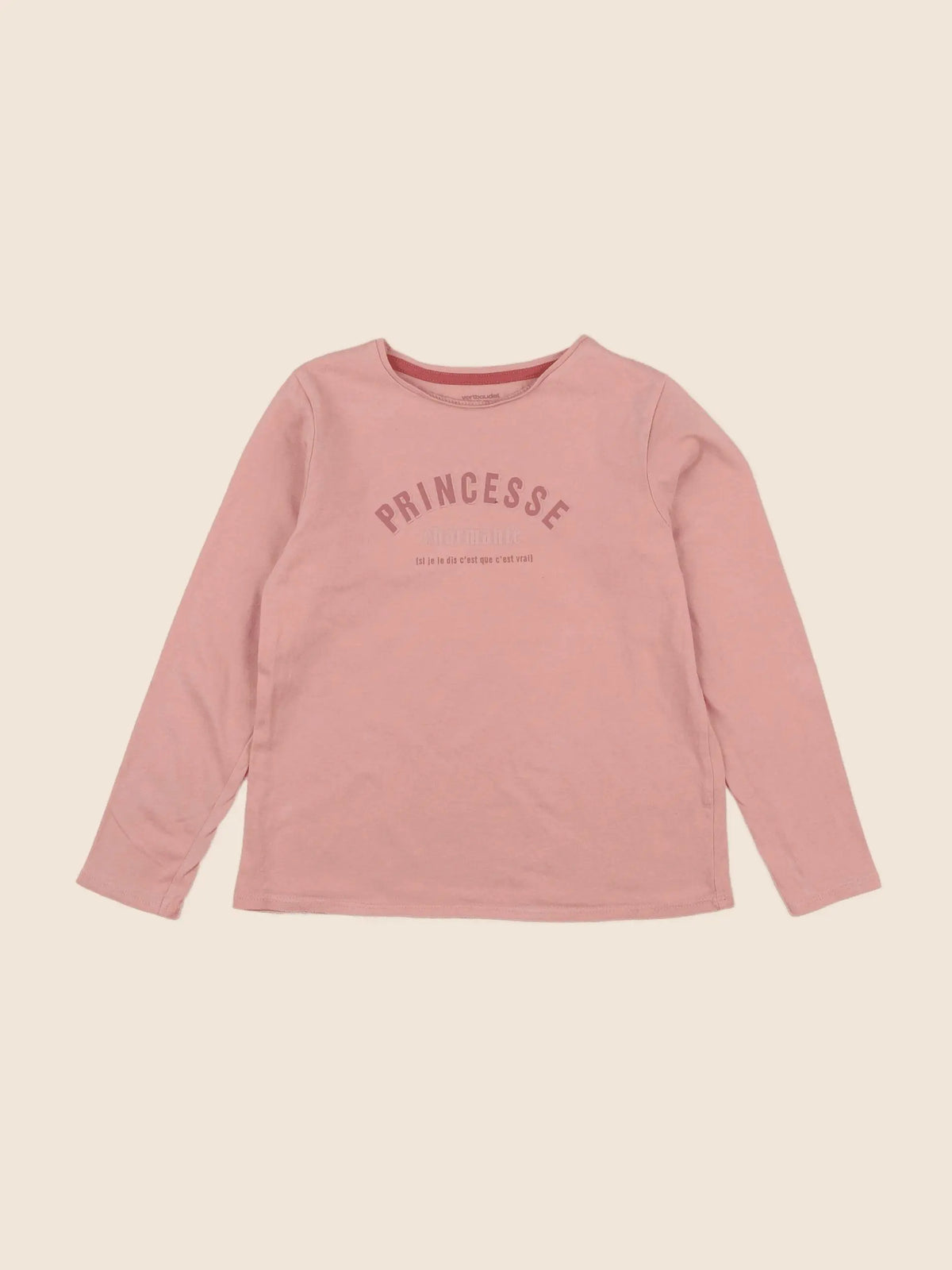 Vertbaudet - tee-shirt rose - 8 ans