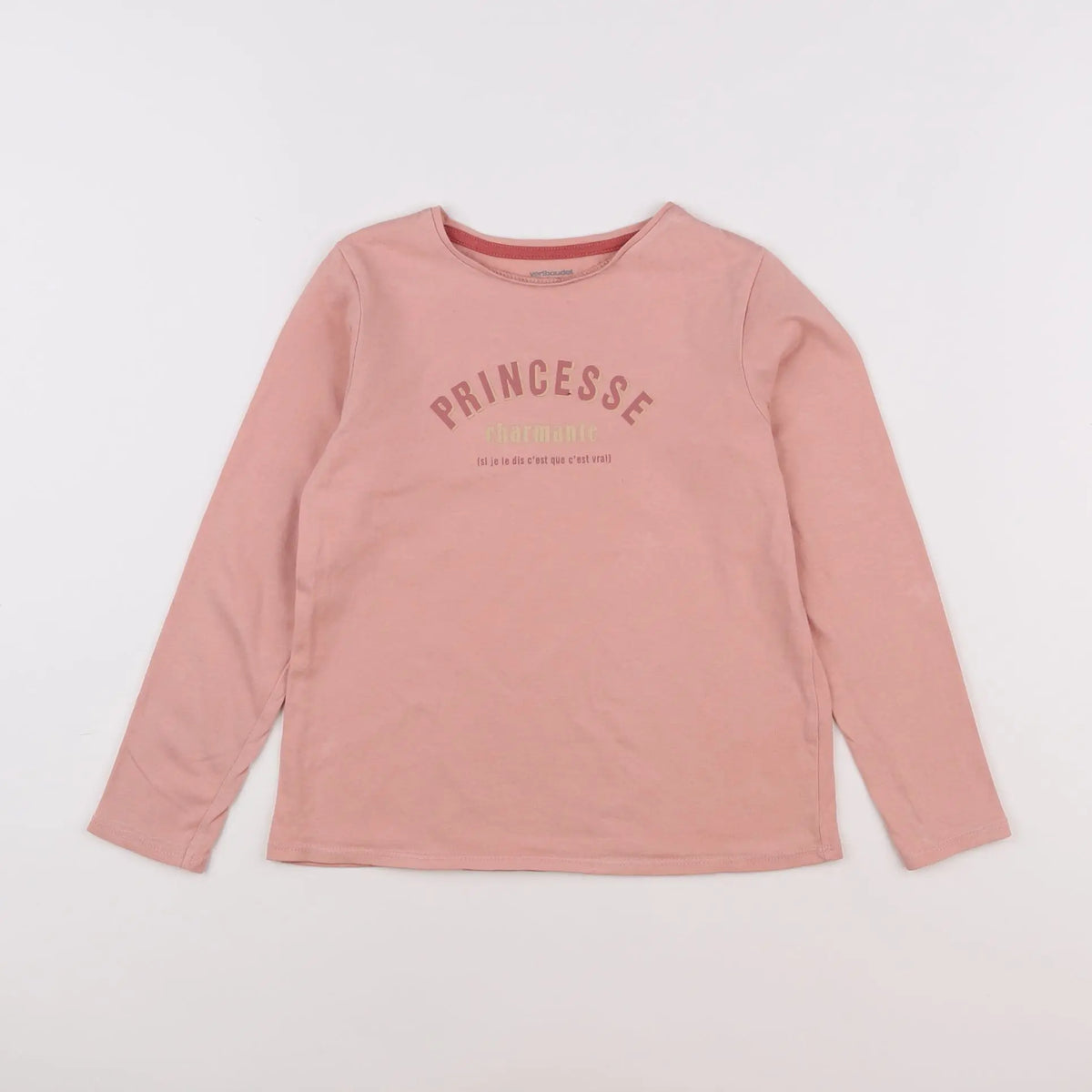 Vertbaudet - tee-shirt rose - 8 ans