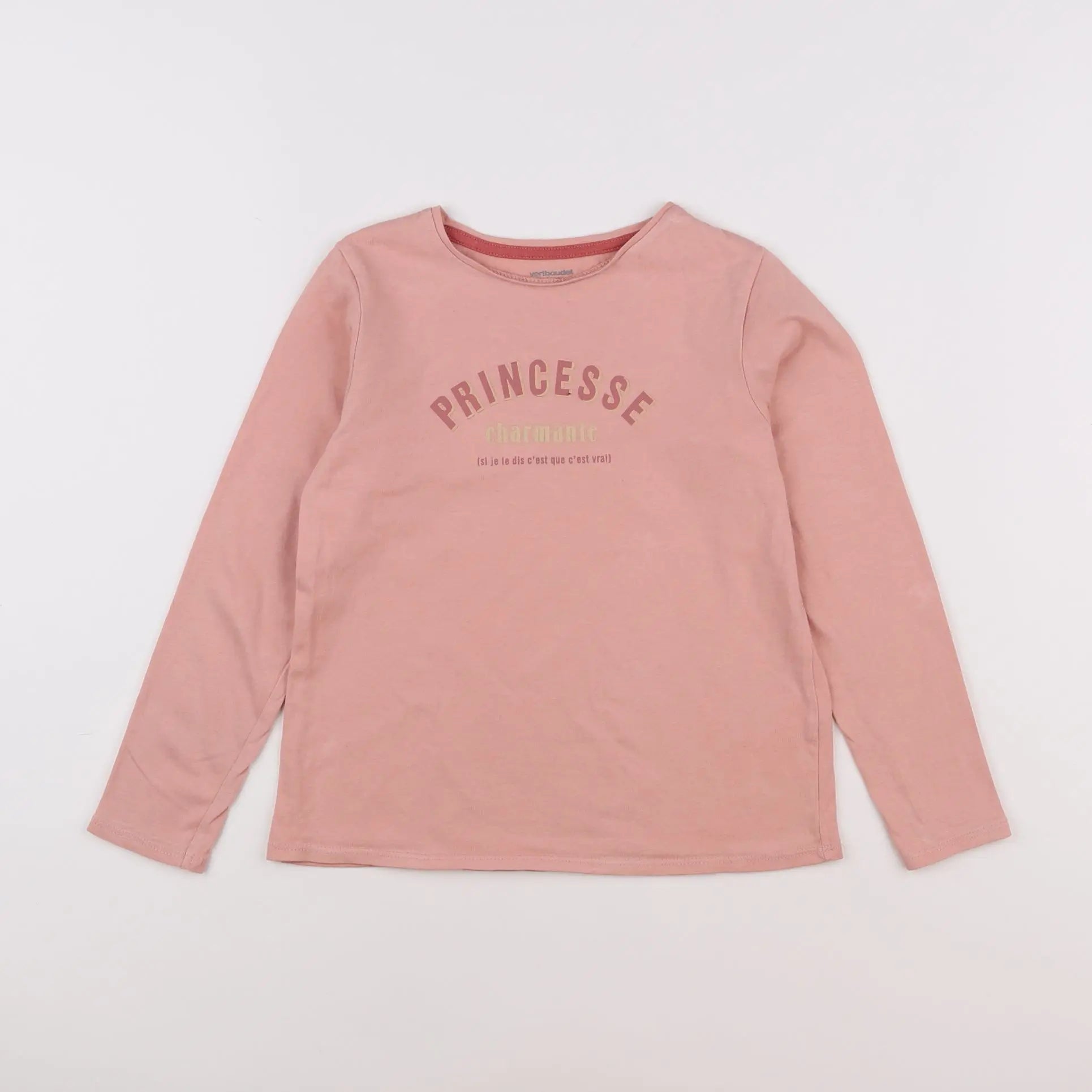 Vertbaudet - tee-shirt rose - 8 ans
