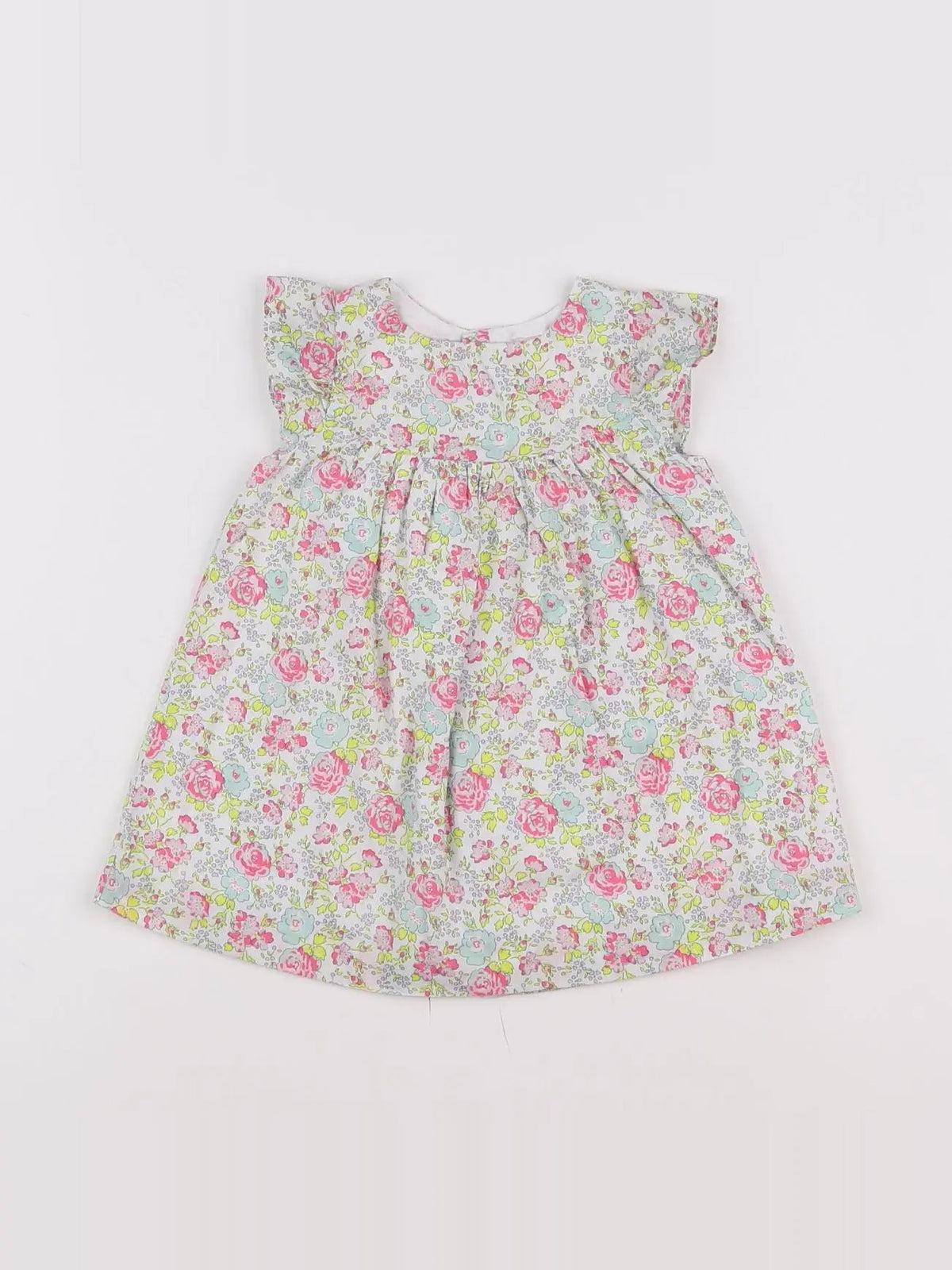 Jacadi - robe liberty multicolore - 6 mois