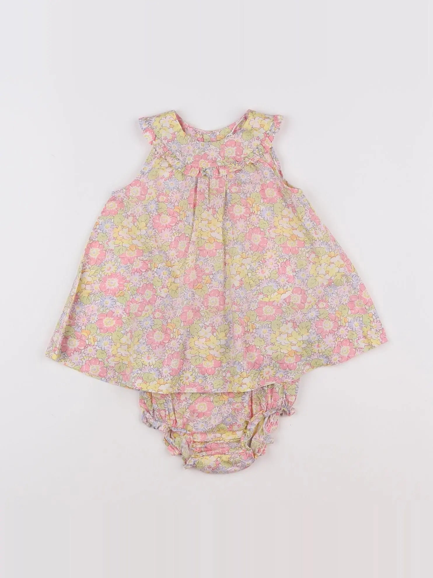 Jacadi - robe liberty multicolore - 6 mois