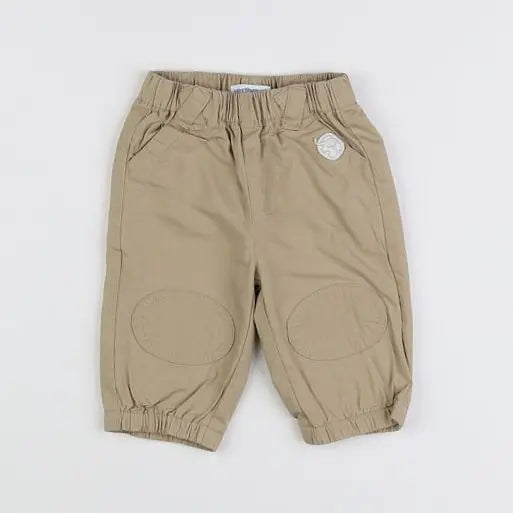 Vertbaudet - pantalon doublé marron - 3 mois