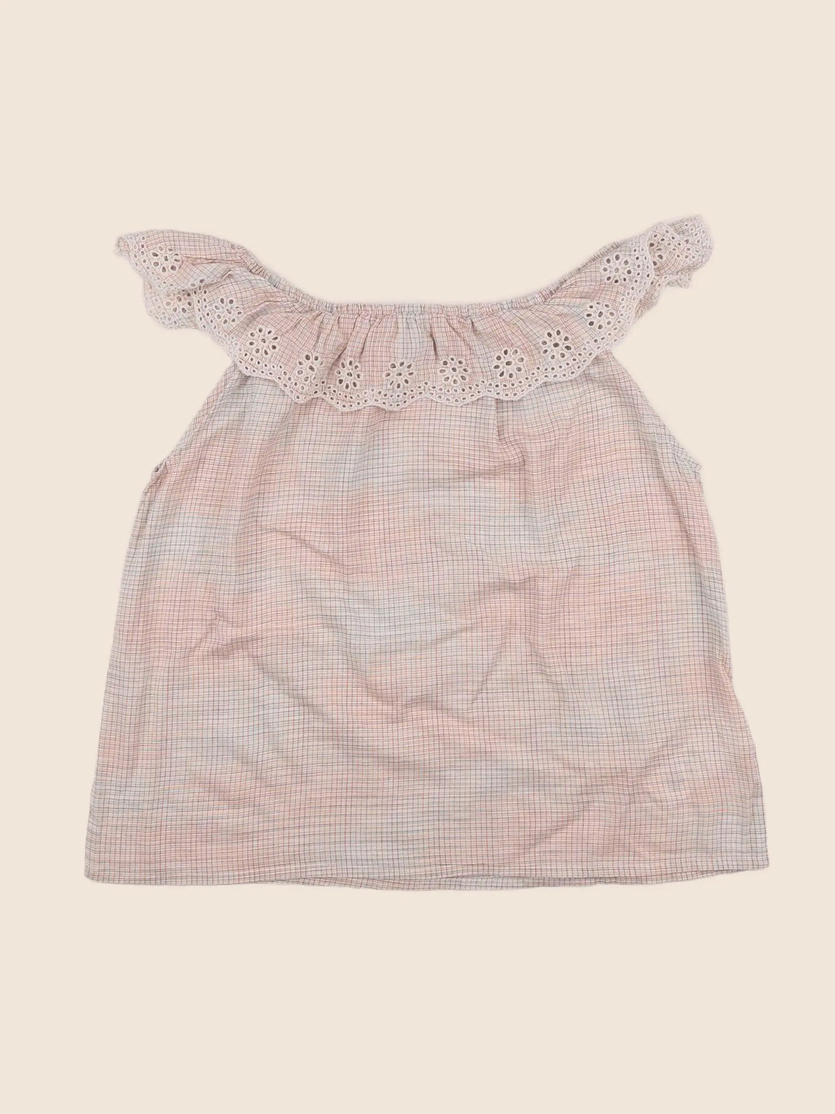 Bellerose - blouse orange, vert - 14 ans