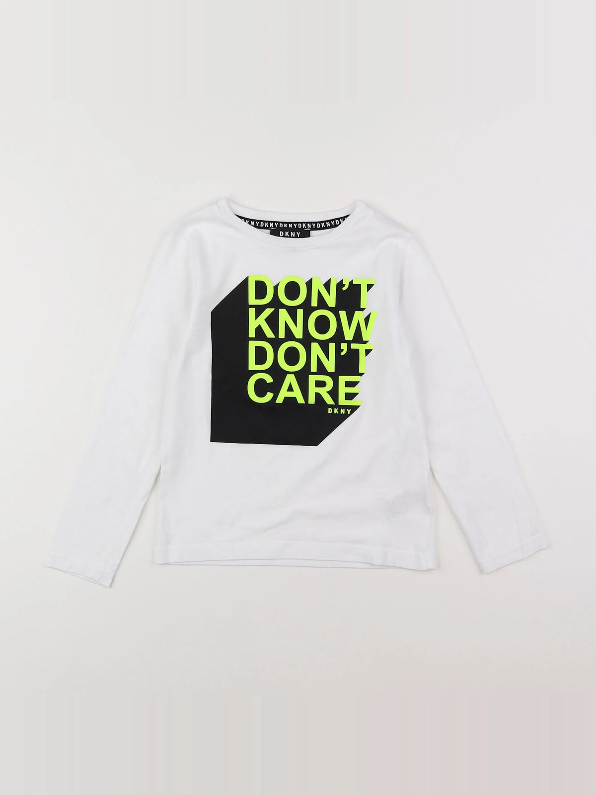 Dkny - tee-shirt multicolore, blanc - 6 ans