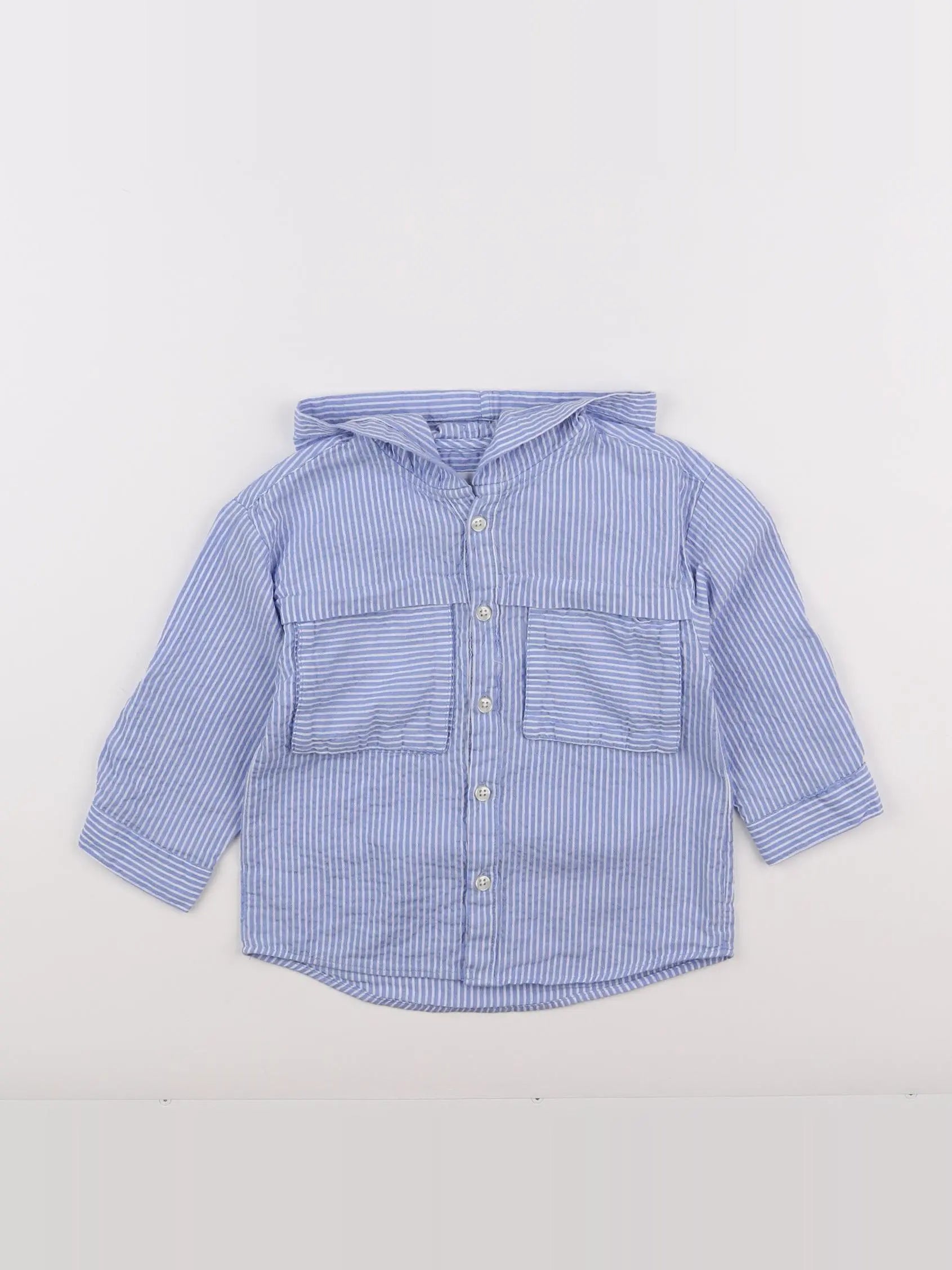 Zara - chemise bleu - 18 mois à 2 ans