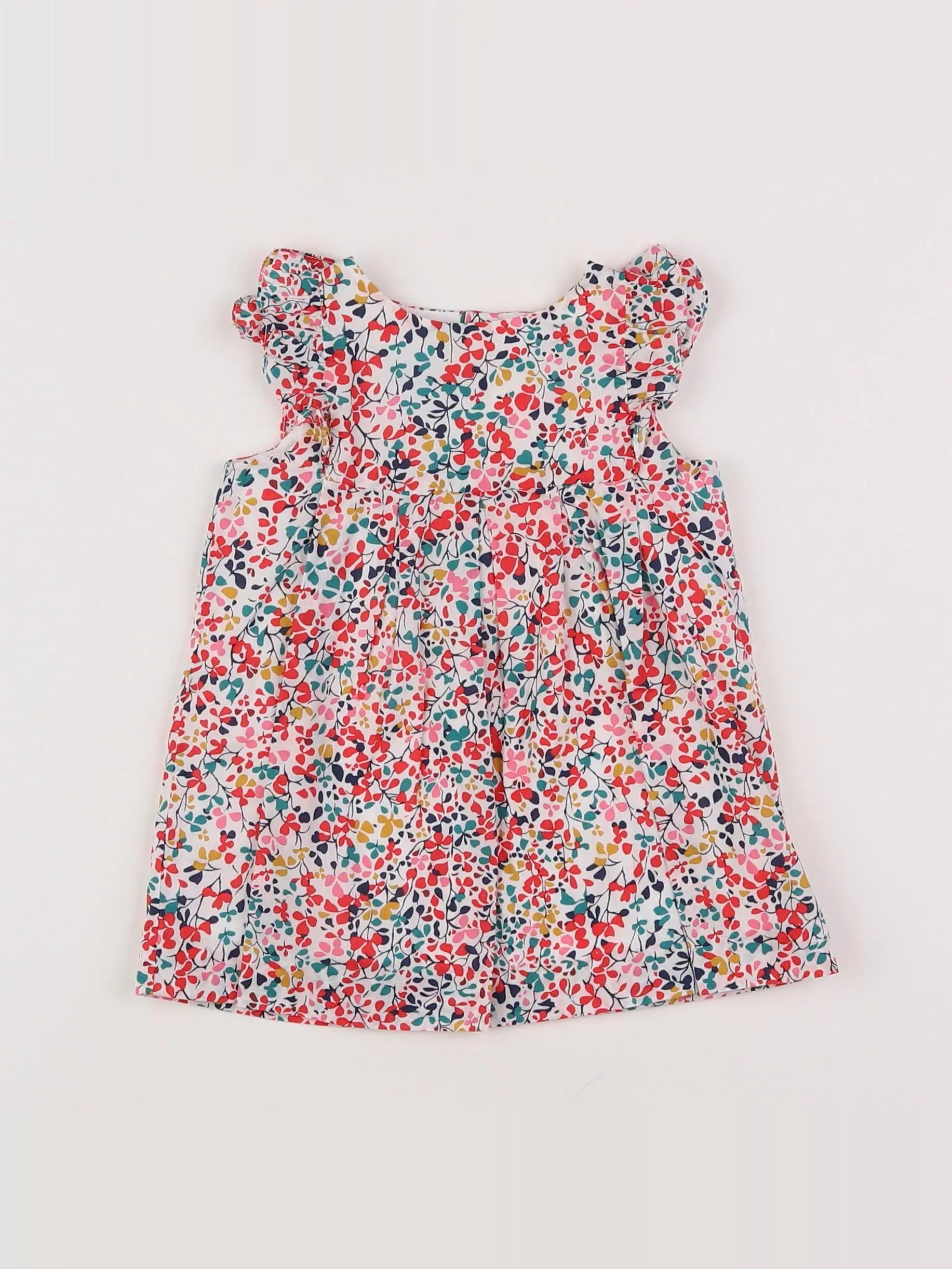 Jacadi - robe liberty multicolore - 6 mois