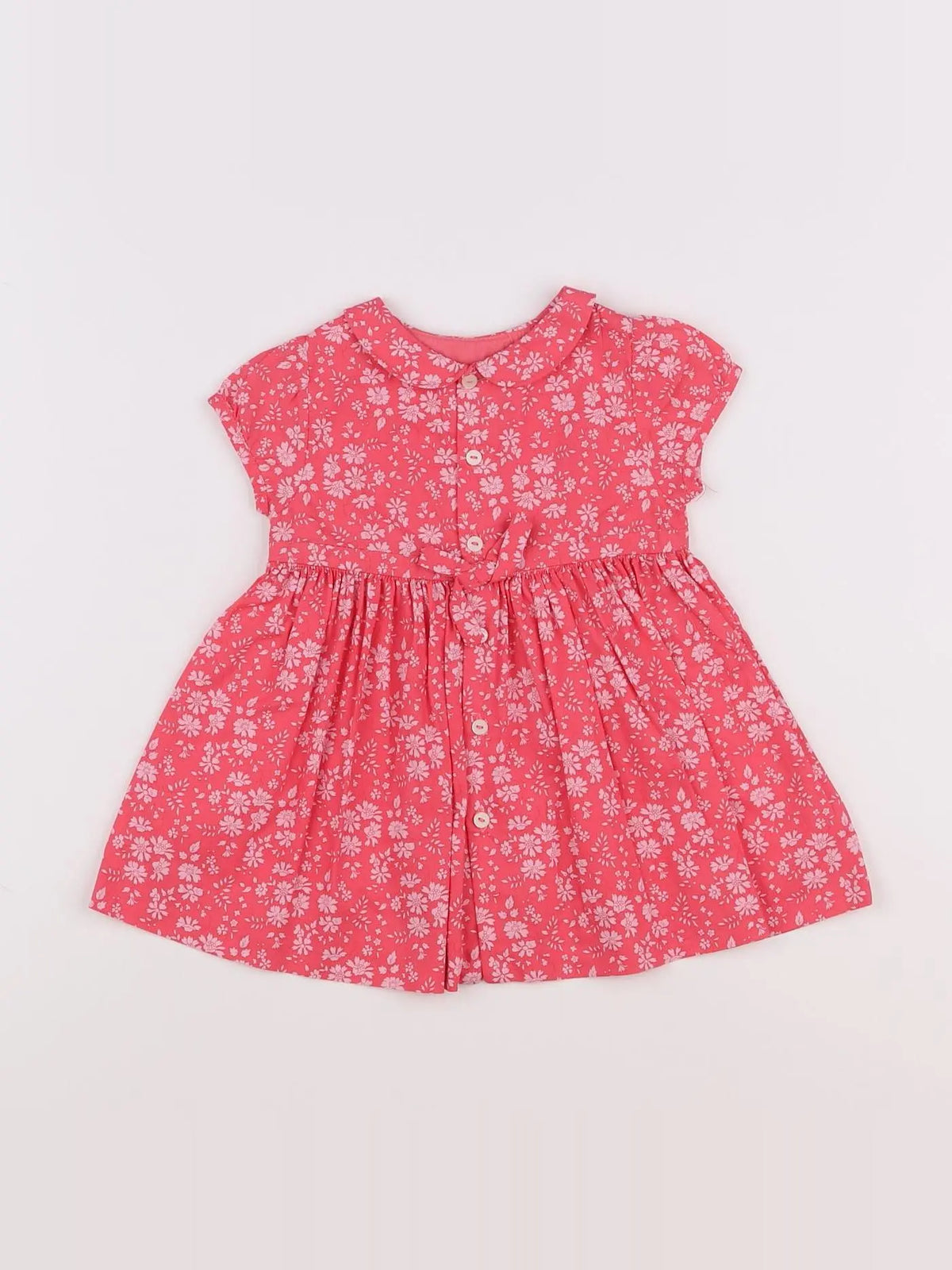 Jacadi - robe liberty rose - 6 mois