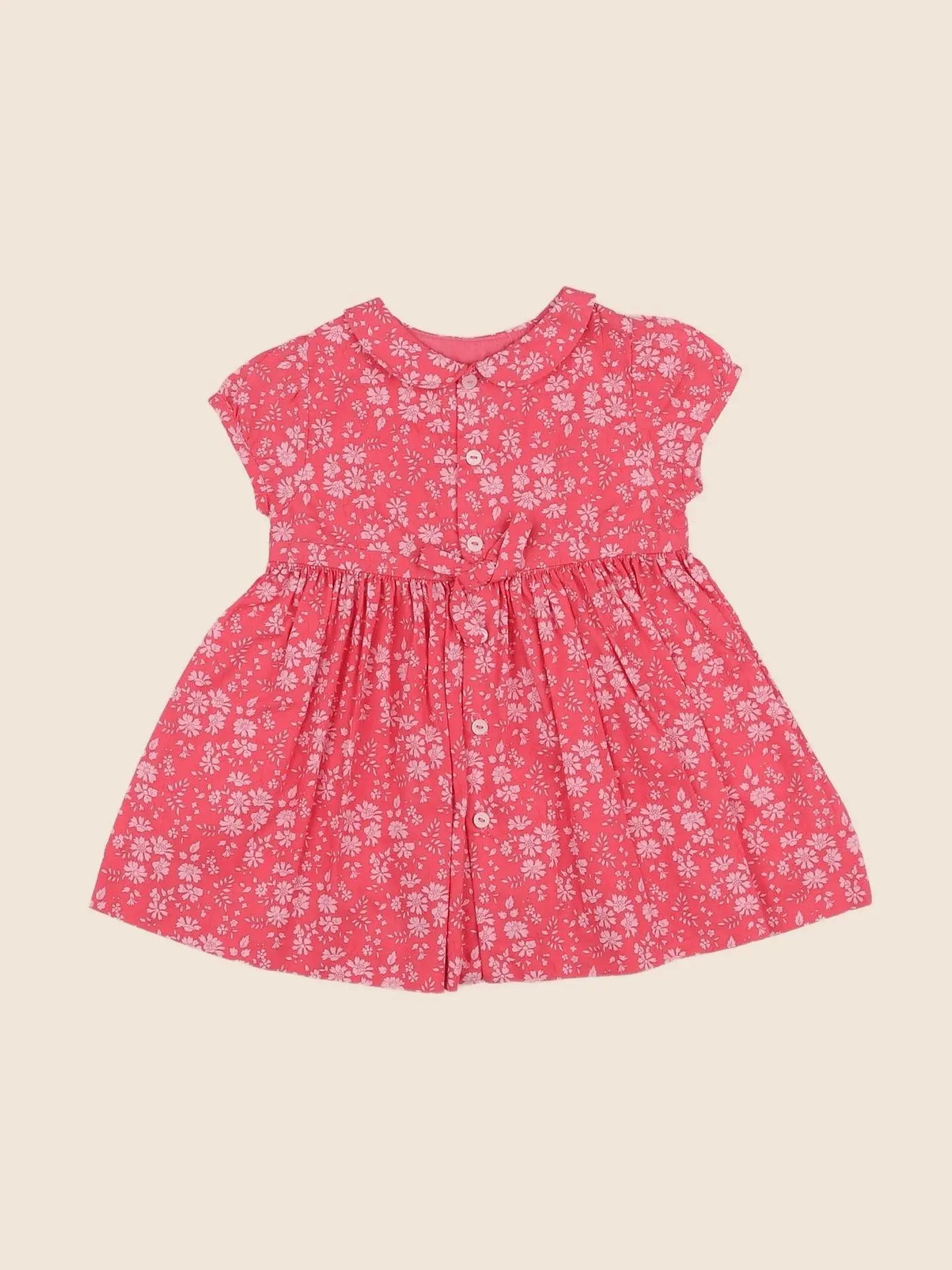 Jacadi - robe liberty rose - 6 mois