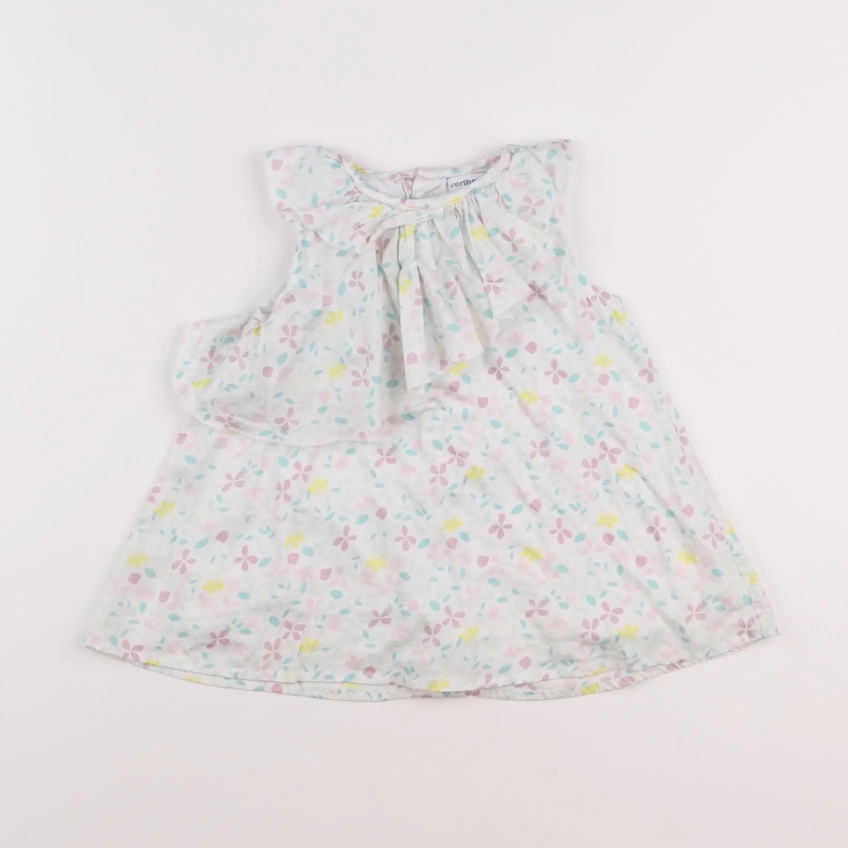 Vertbaudet - robe multicolore - 18 mois