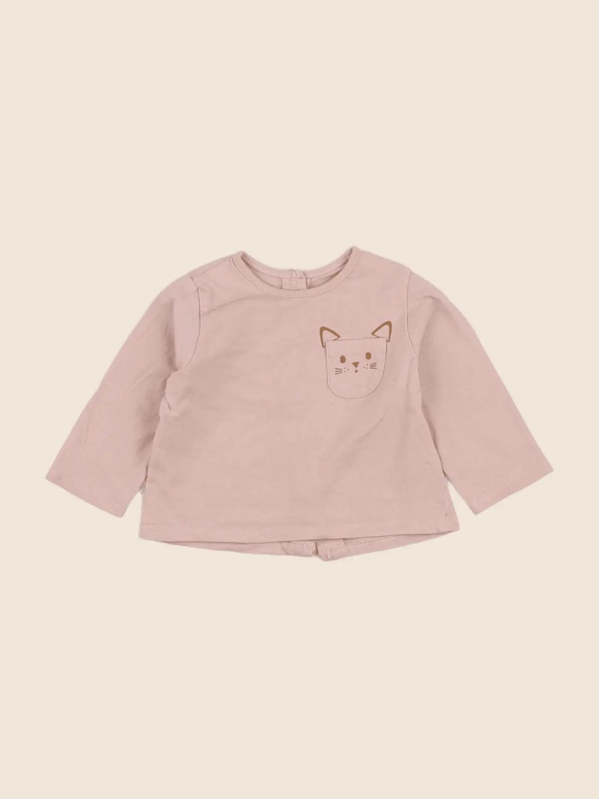 Vertbaudet - tee-shirt rose - 3 mois