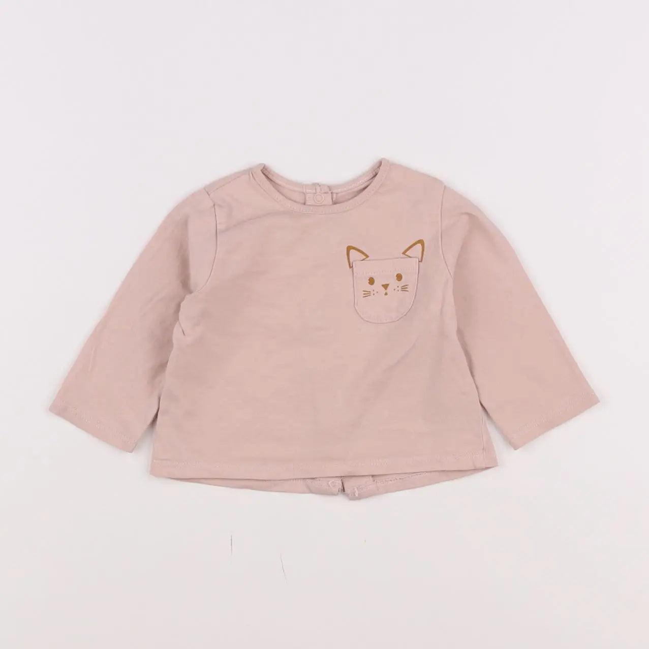 Vertbaudet - tee-shirt rose - 3 mois