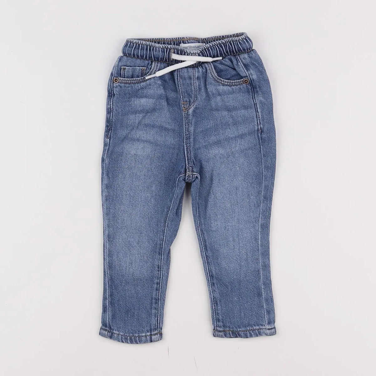 Vertbaudet - jean bleu - 9 mois