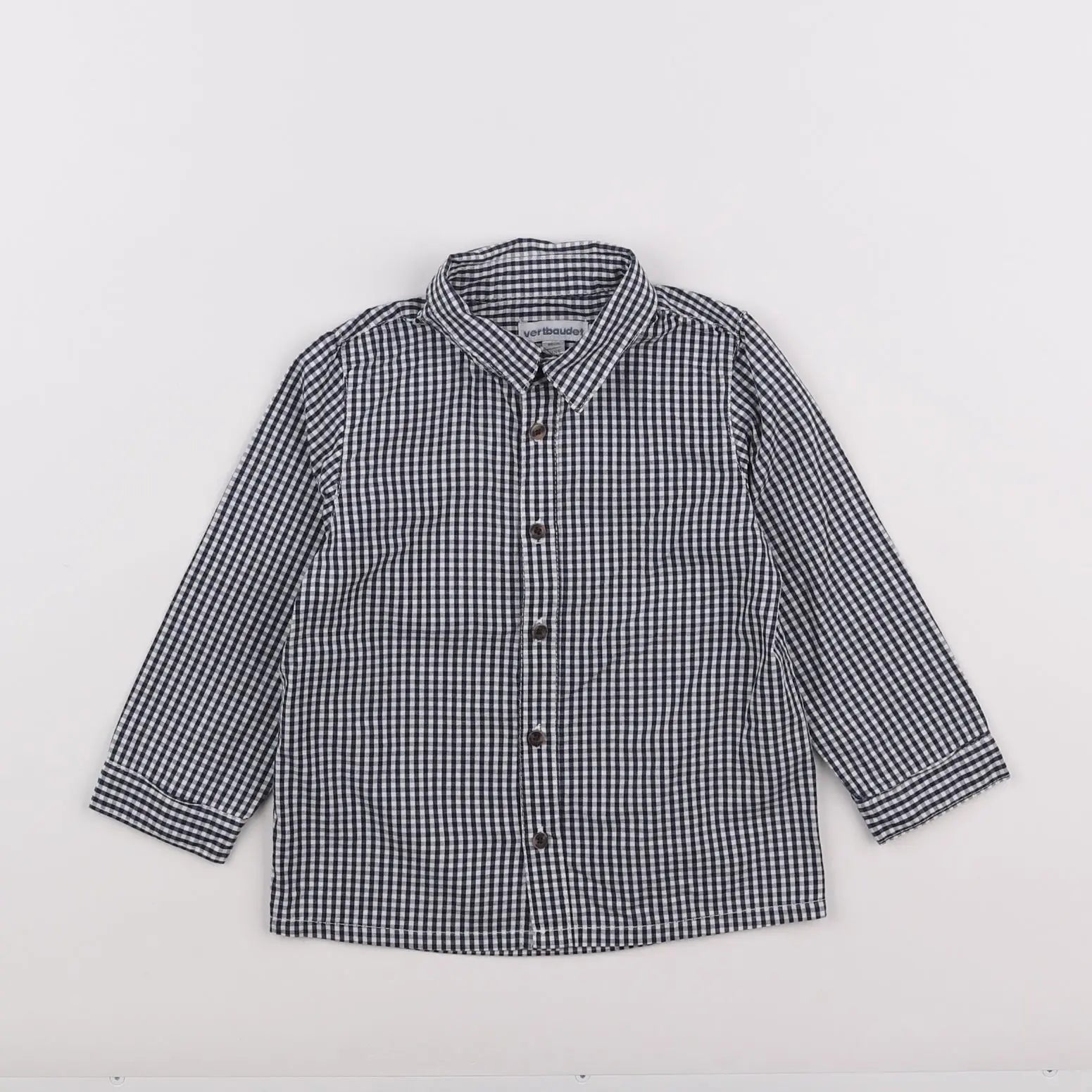 Vertbaudet - chemise bleu - 2 ans