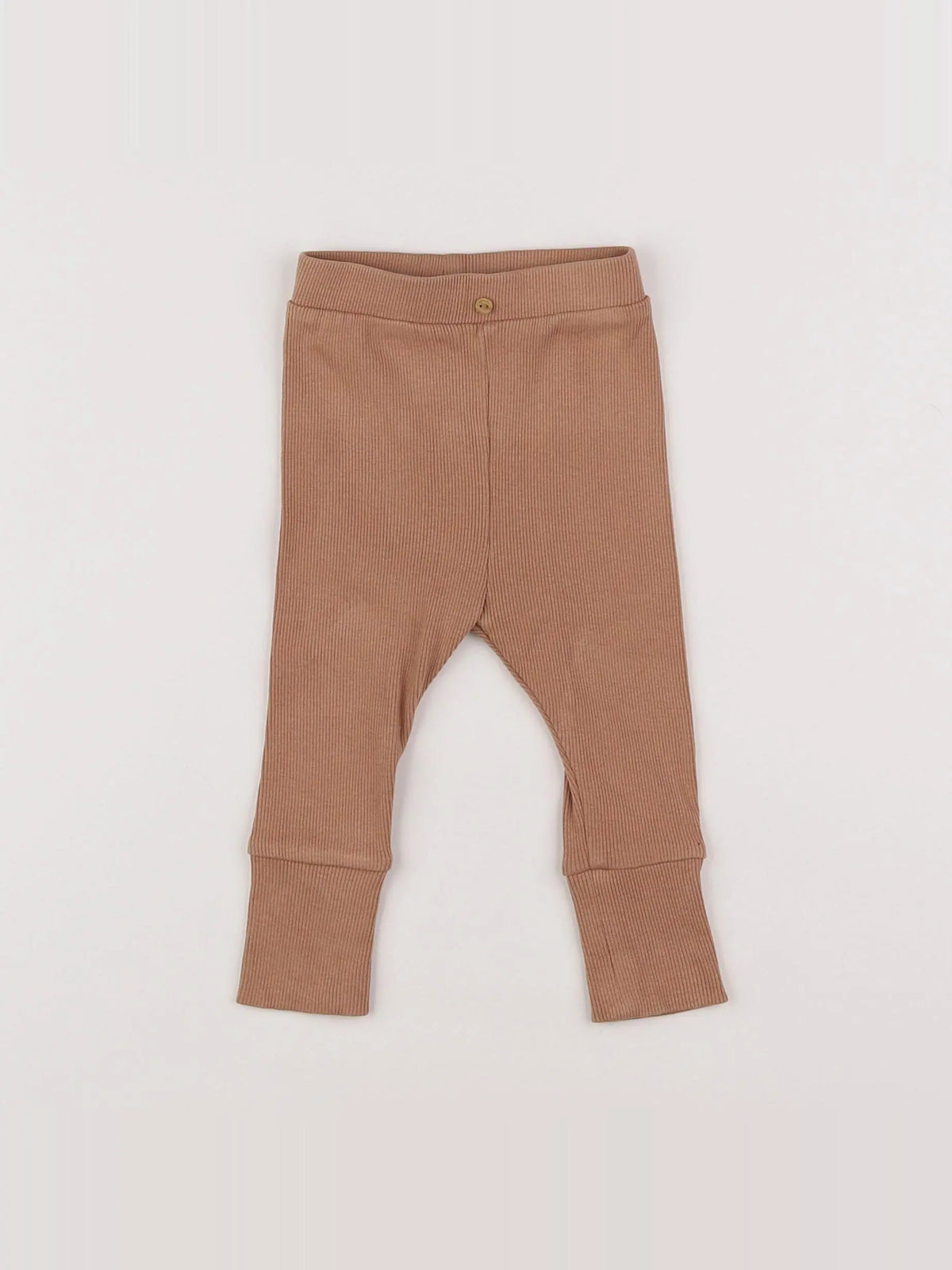 Vertbaudet - legging marron - 6 mois