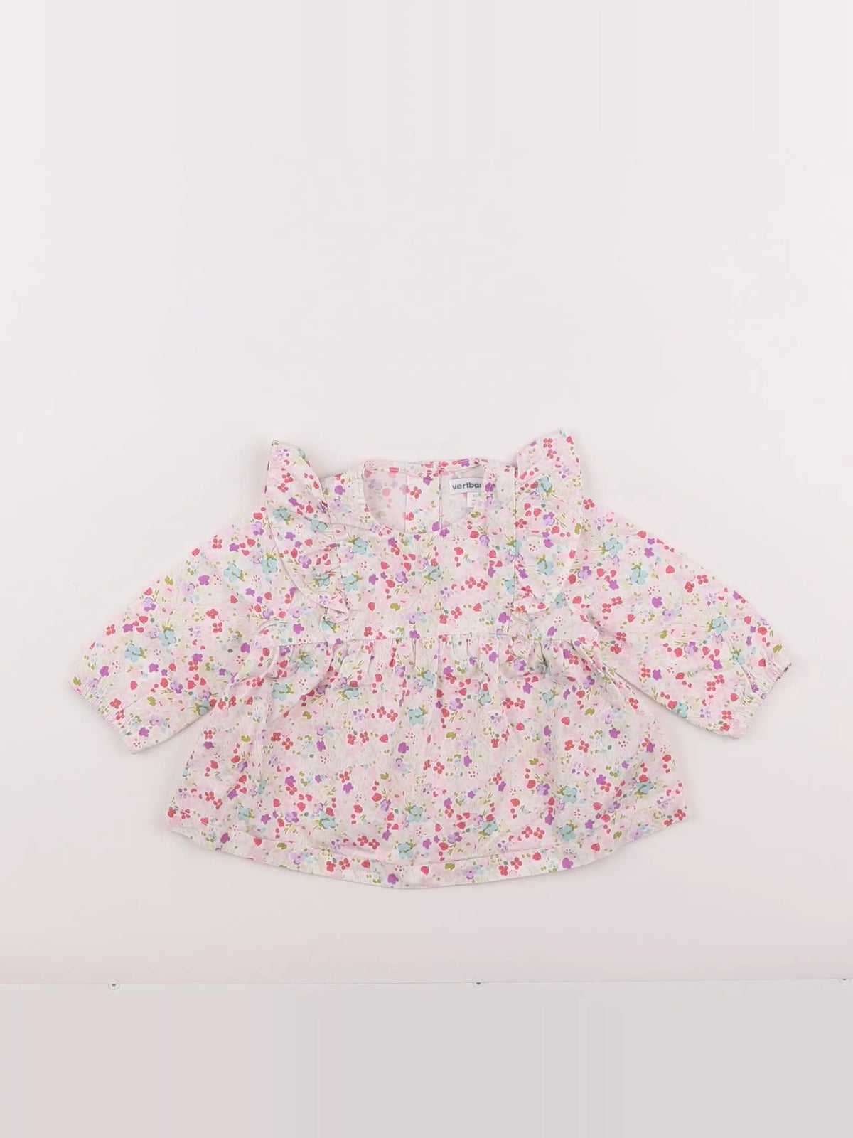 Vertbaudet - blouse multicolore - 3 mois
