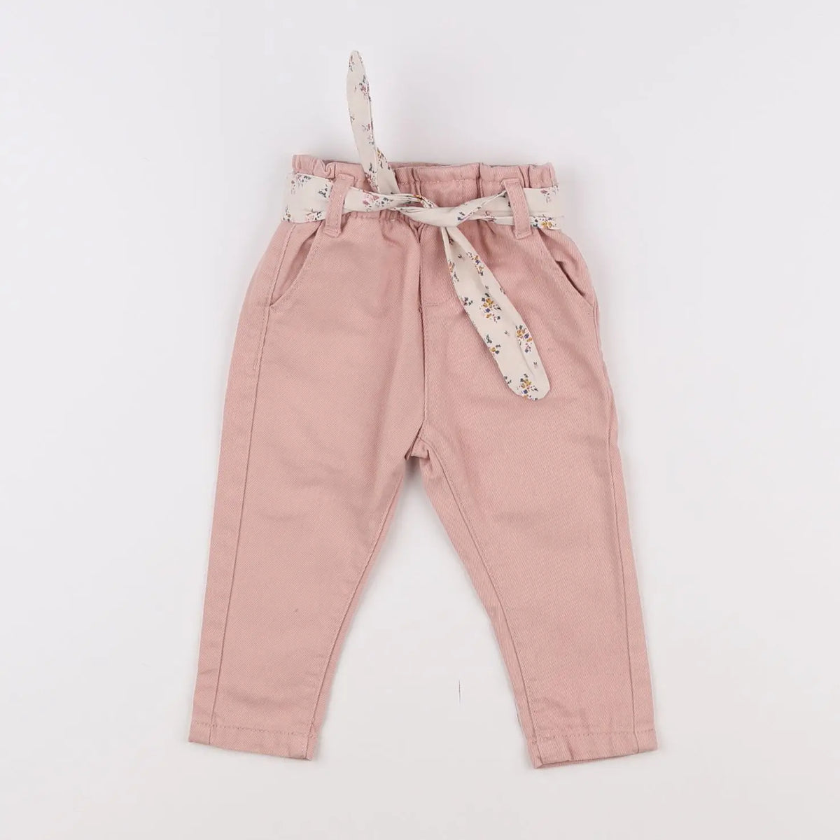 Vertbaudet - jean rose - 9 mois