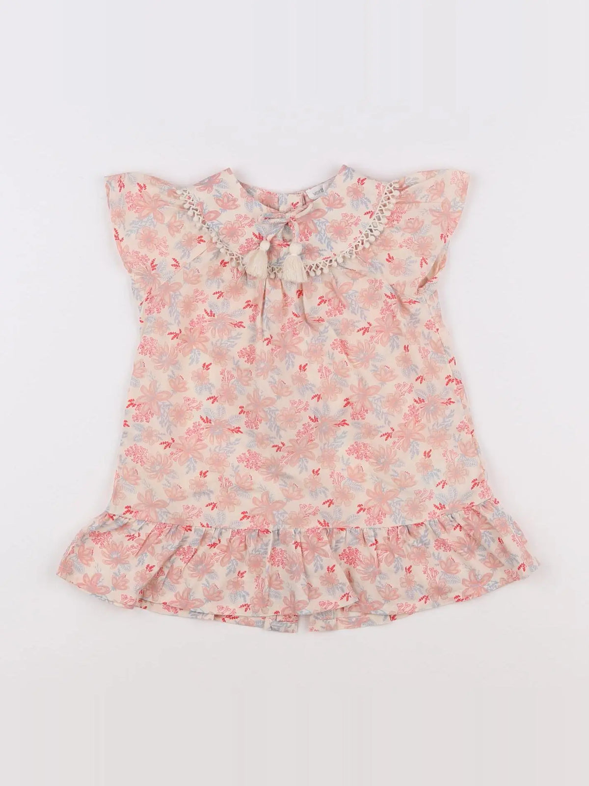 Vertbaudet - robe rose - 12 mois
