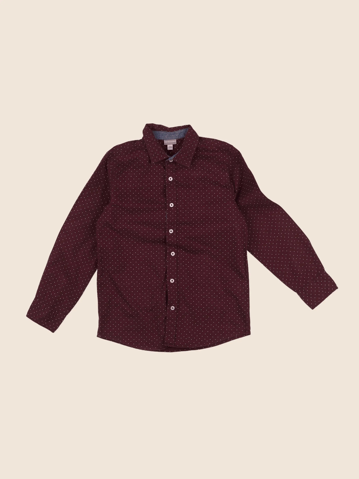 Vertbaudet - chemise violet - 10 ans