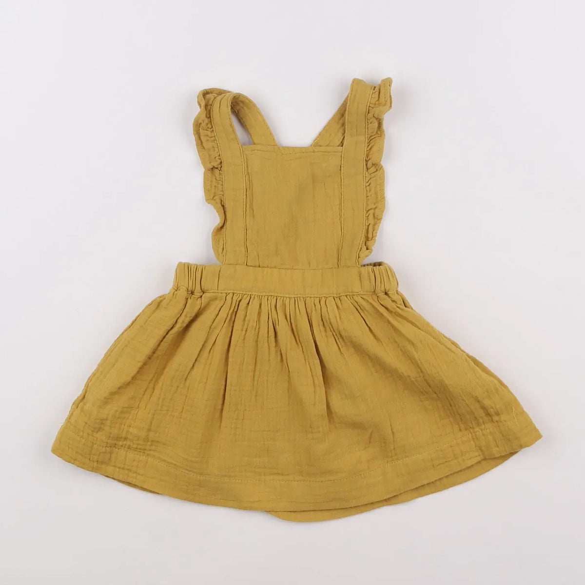 Vertbaudet - robe jaune - 12 mois