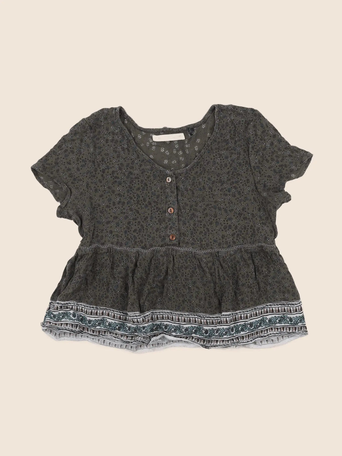 IKKS - blouse vert - 12 ans