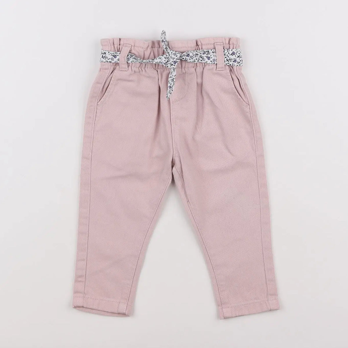 Vertbaudet - jean rose - 9 mois